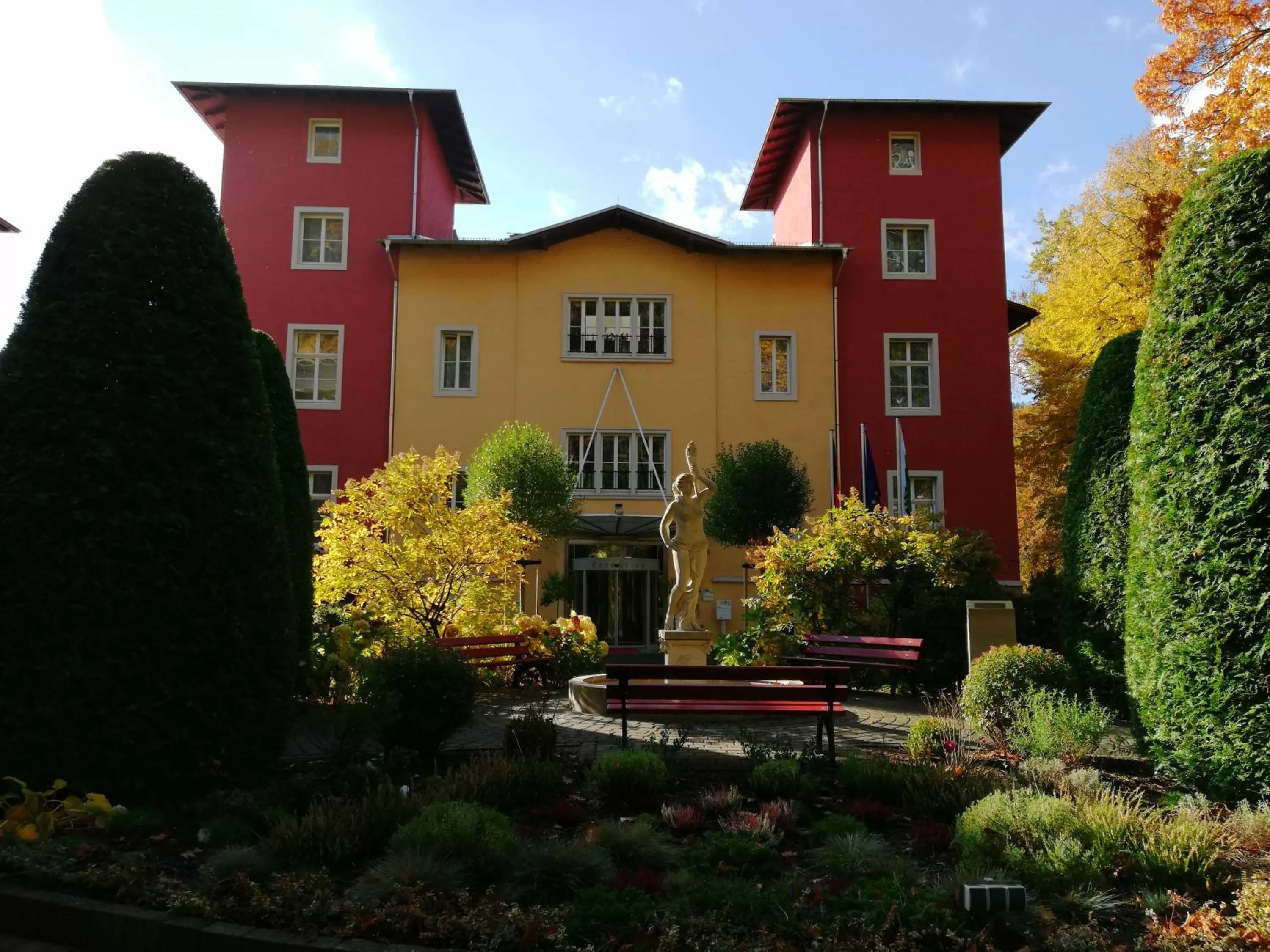 Facade/entrance in Parkhotel Bad Schandau mit SPA