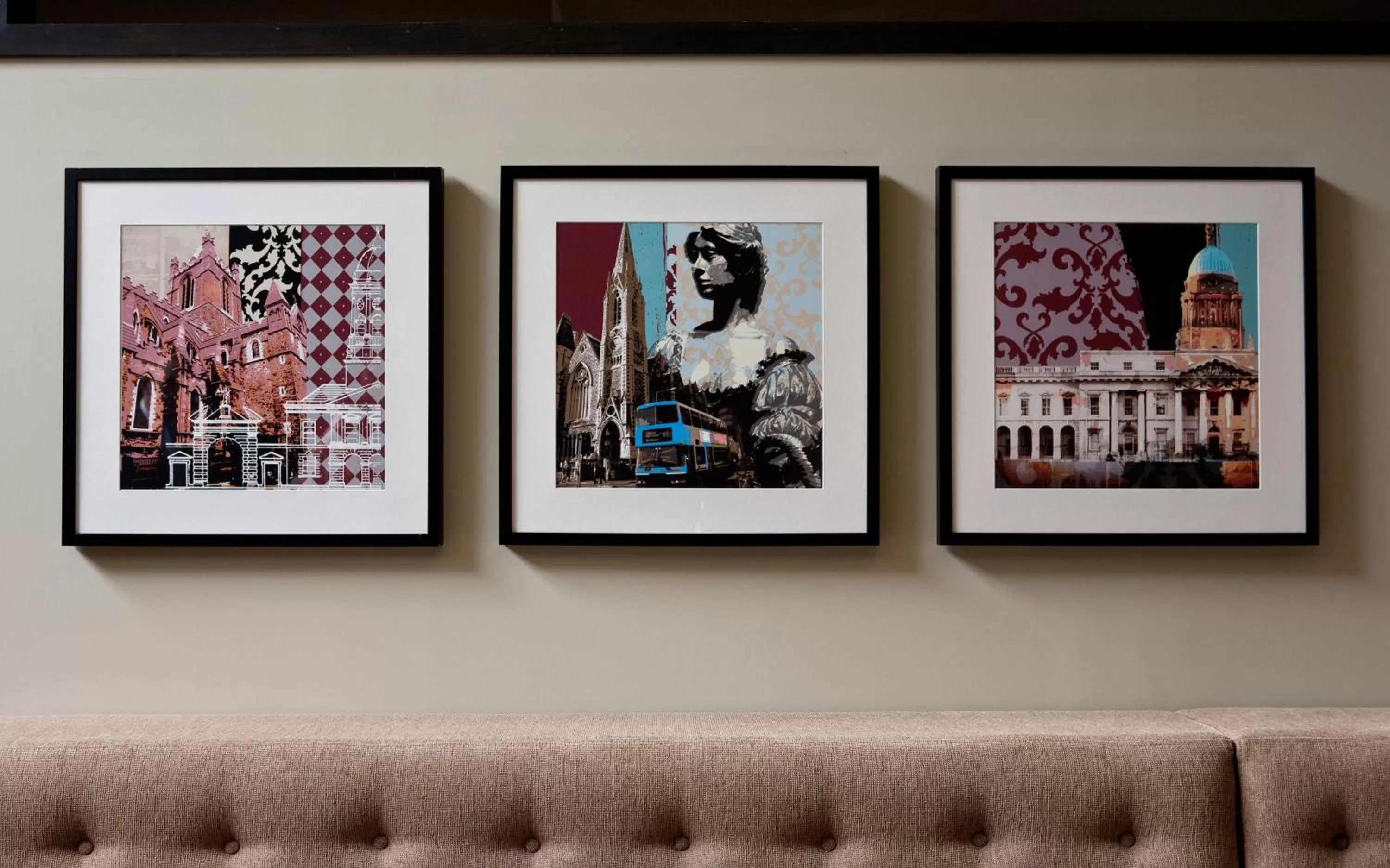 Decorative detail in Leonardo Hotel Dublin Christchurch