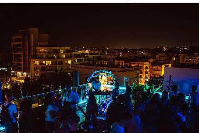 Balcony/Terrace in Marco Polo Party Hostel