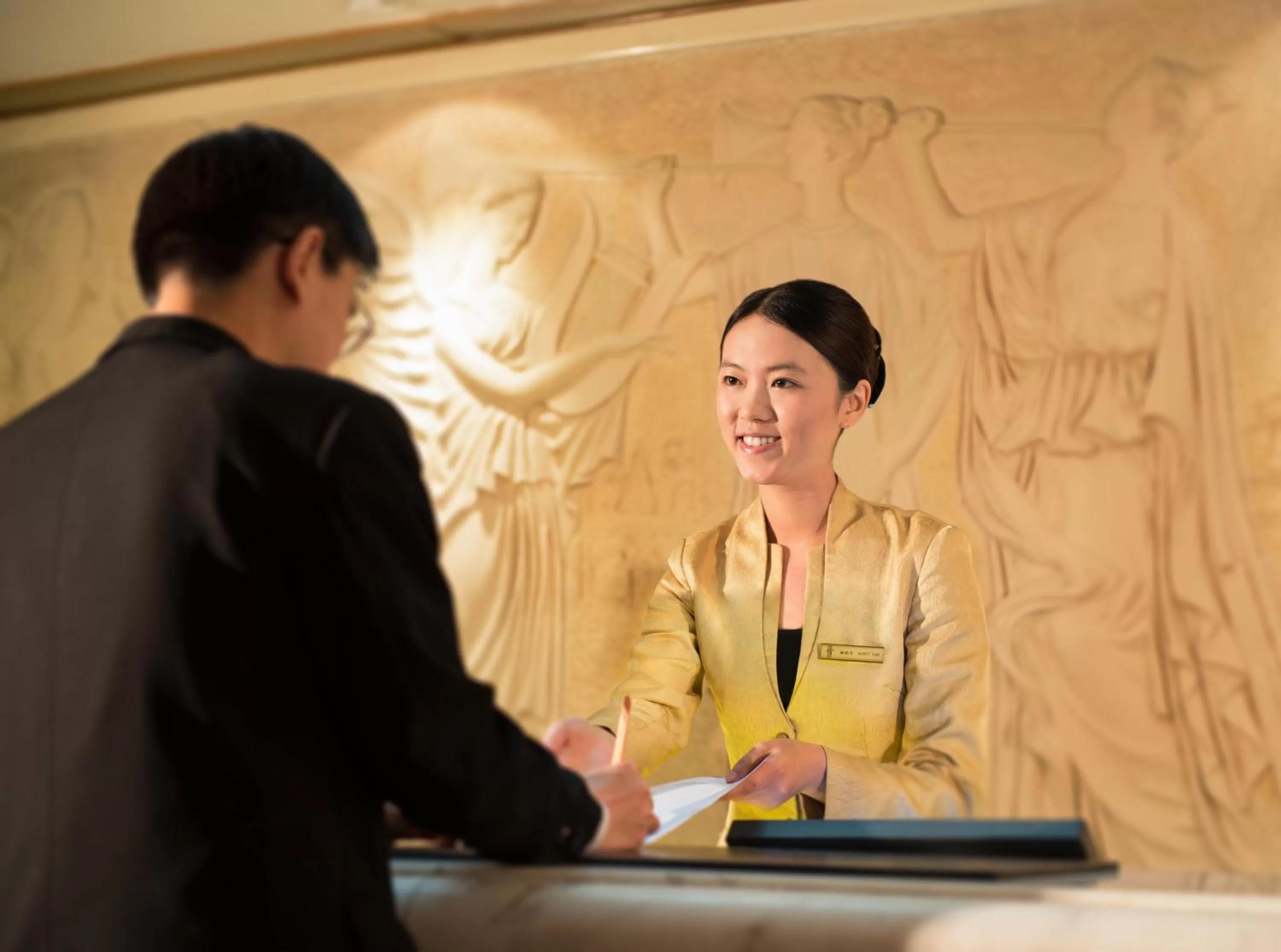 Staff in Shenzhen Sunshine Hotel, Luohu