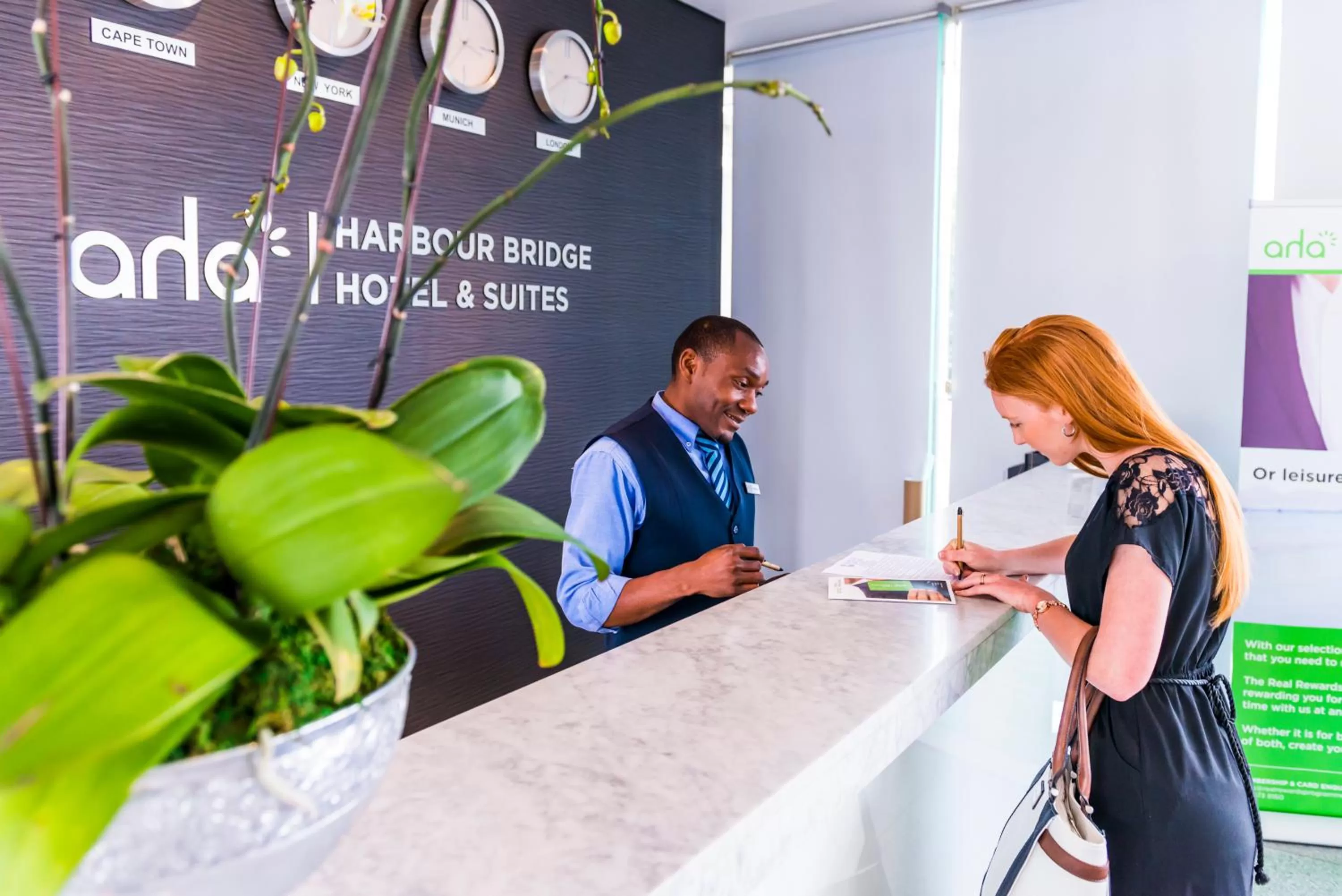 Lobby or reception in aha Harbour Bridge Hotel & Suites