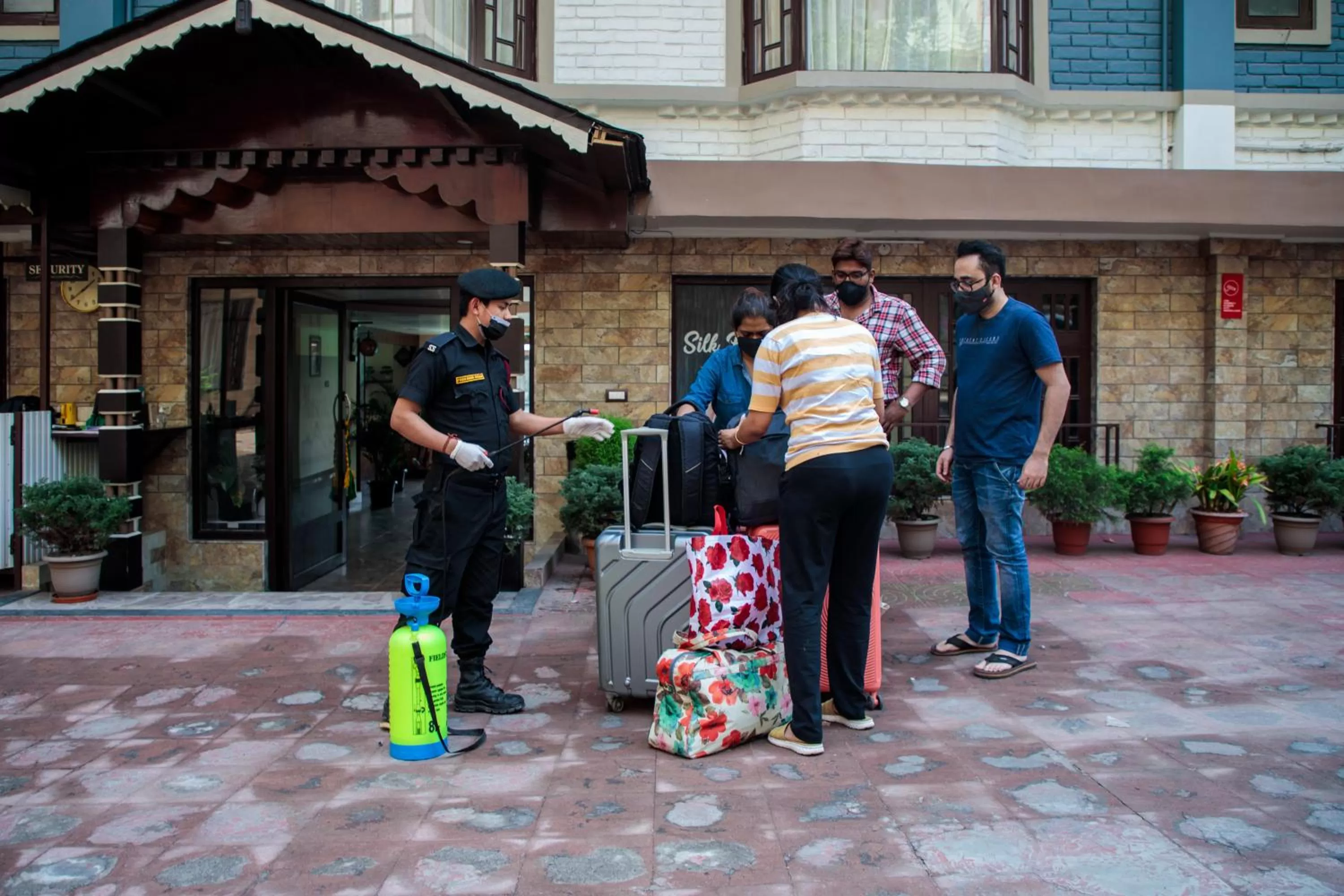 People in Muscatel Grand Silkroute - 300 Mts from MG Marg