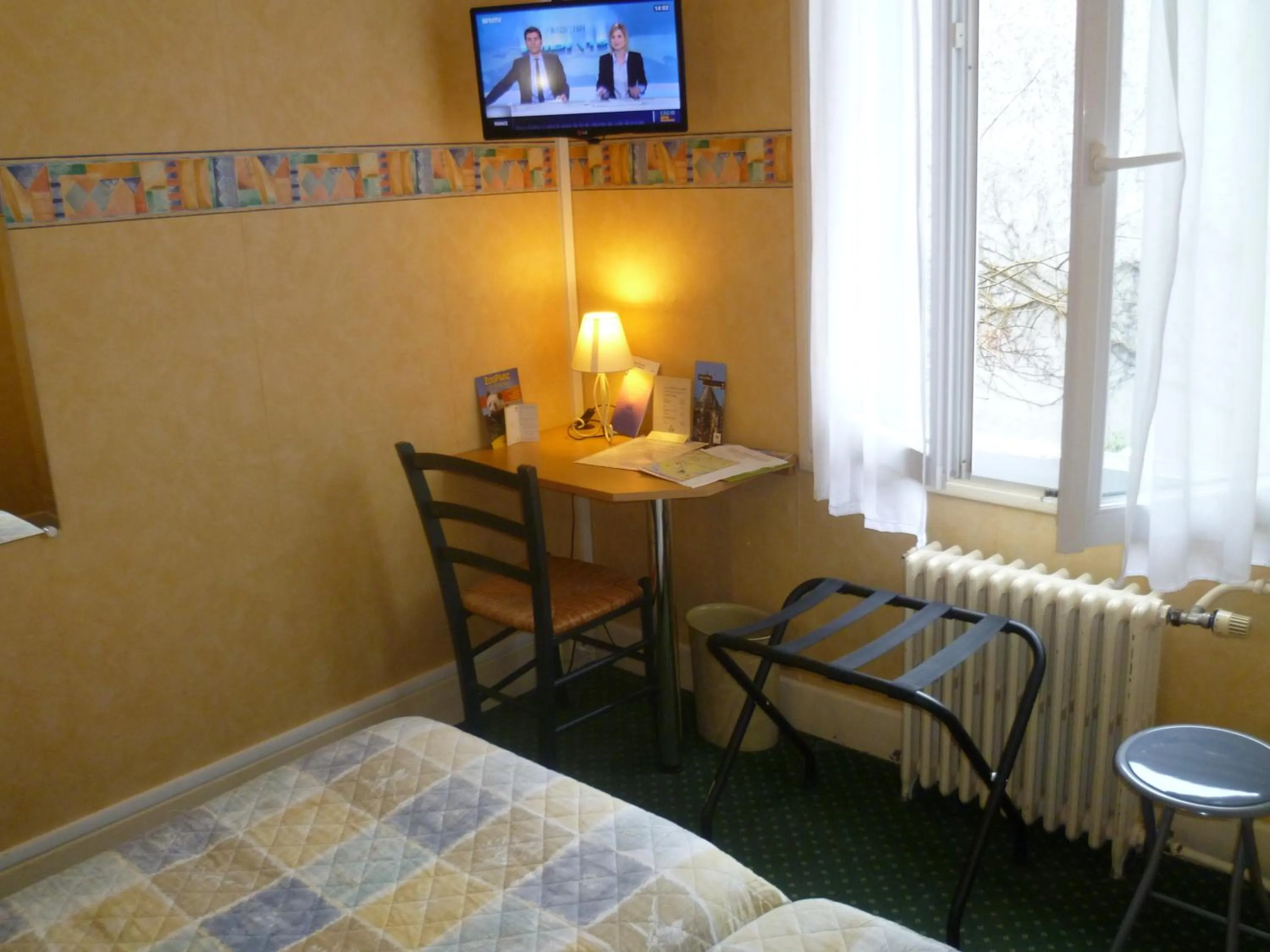 Bedroom, Bed in Hôtel Beauséjour