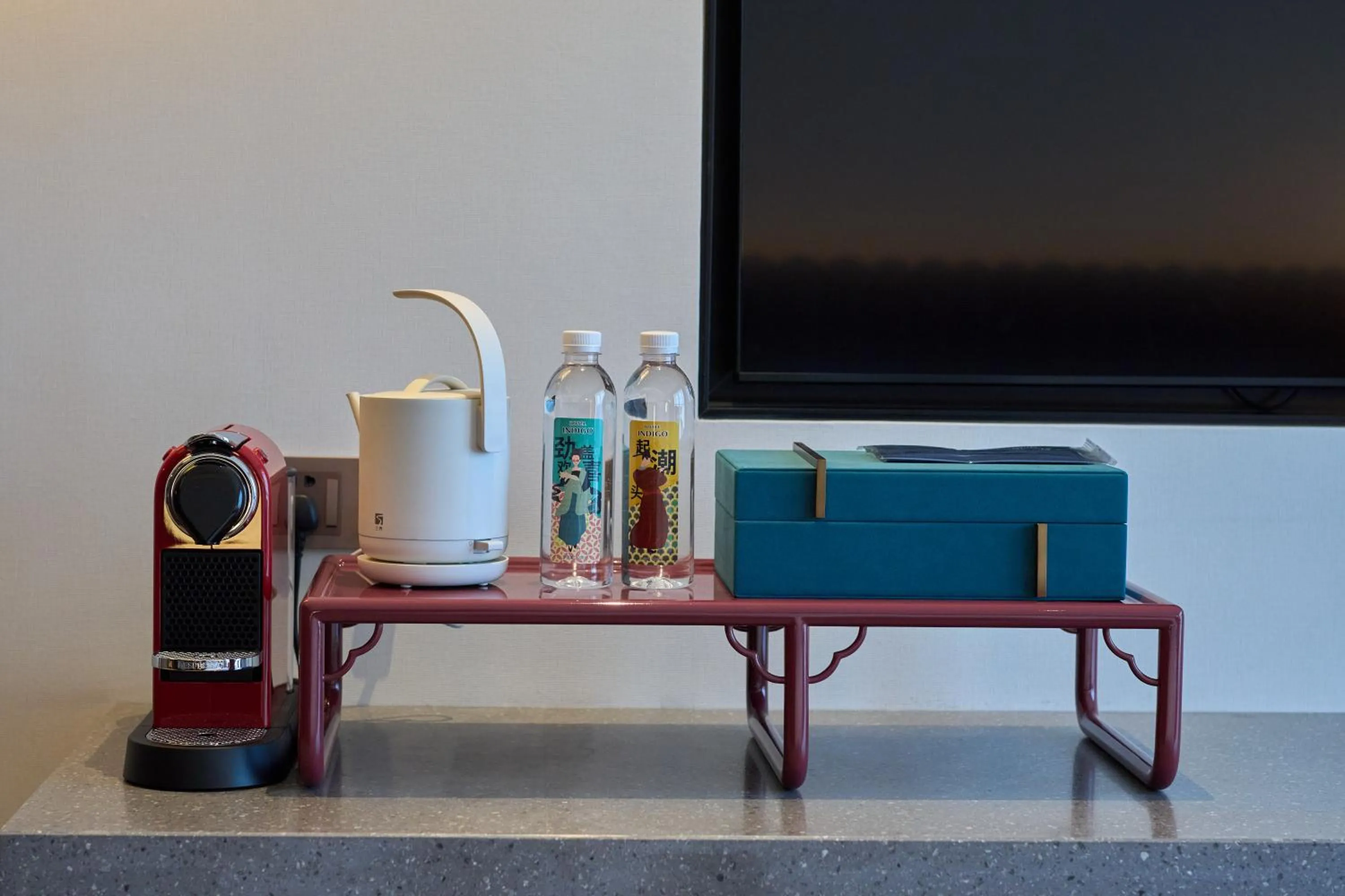 Coffee/tea facilities in Hotel Indigo Hangzhou Uptown,Close to Westlake , boutique design hotel with freeflow minibar