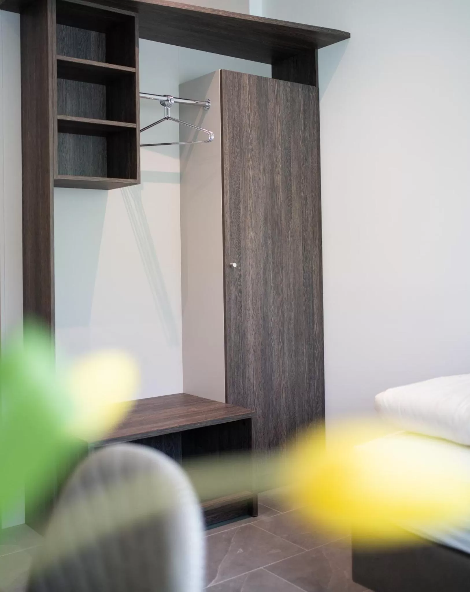 Decorative detail, Bed in eee Hotel Liezen