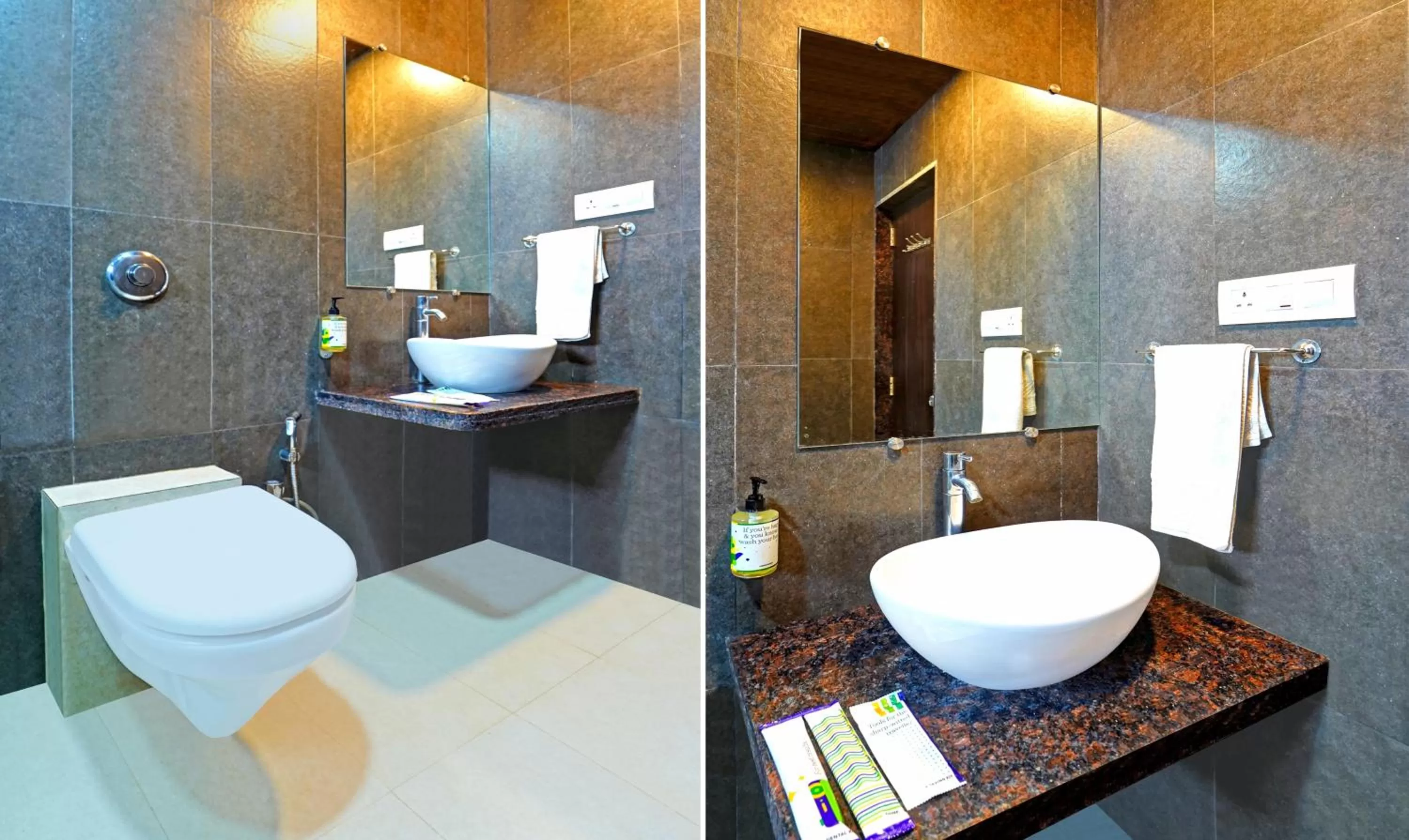 Bathroom in Treebo Vhyomaan Resort With Swimming Pool