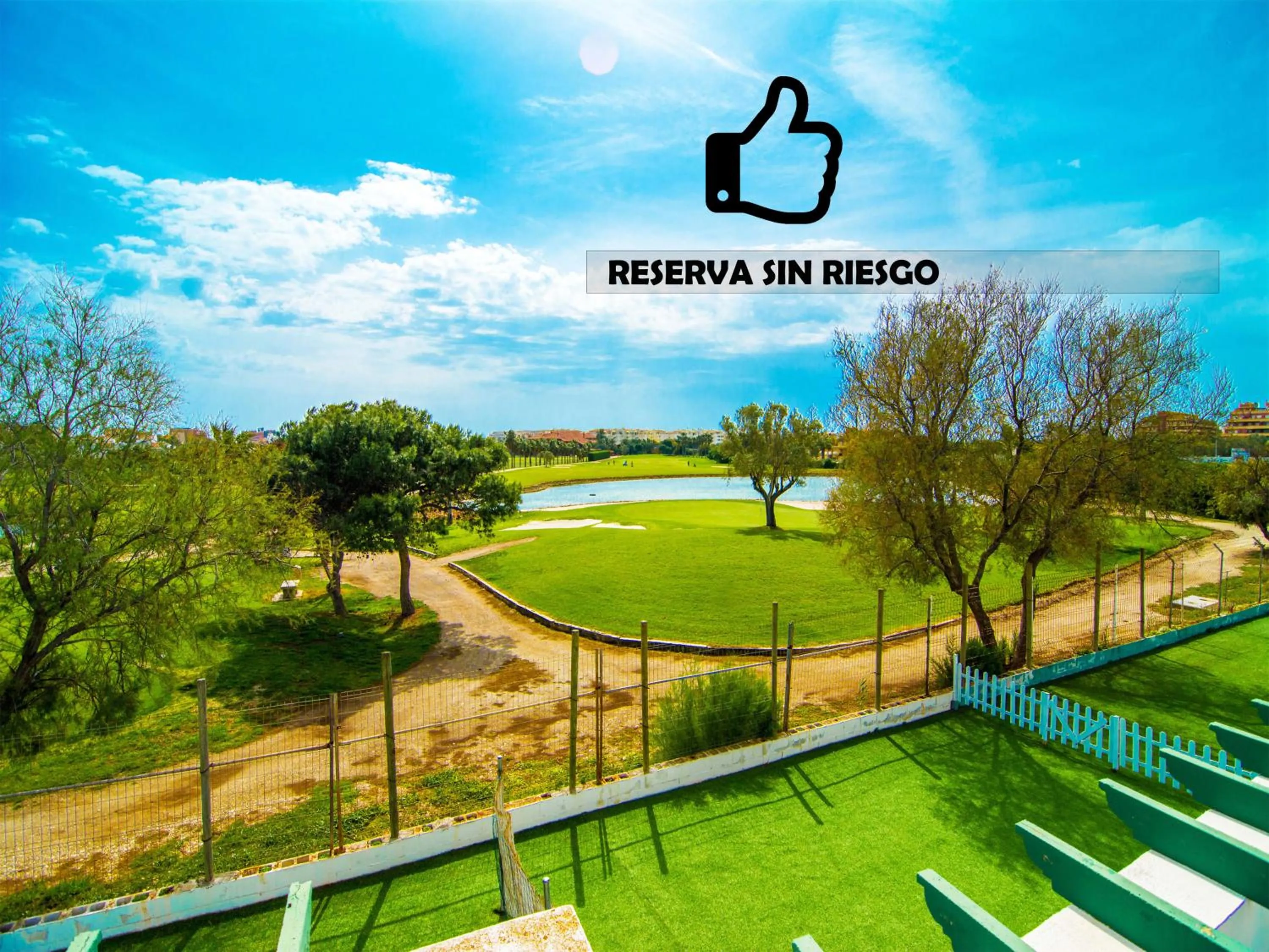 Golfcourse in Roquetas Beach and Playa Serena Golf Village