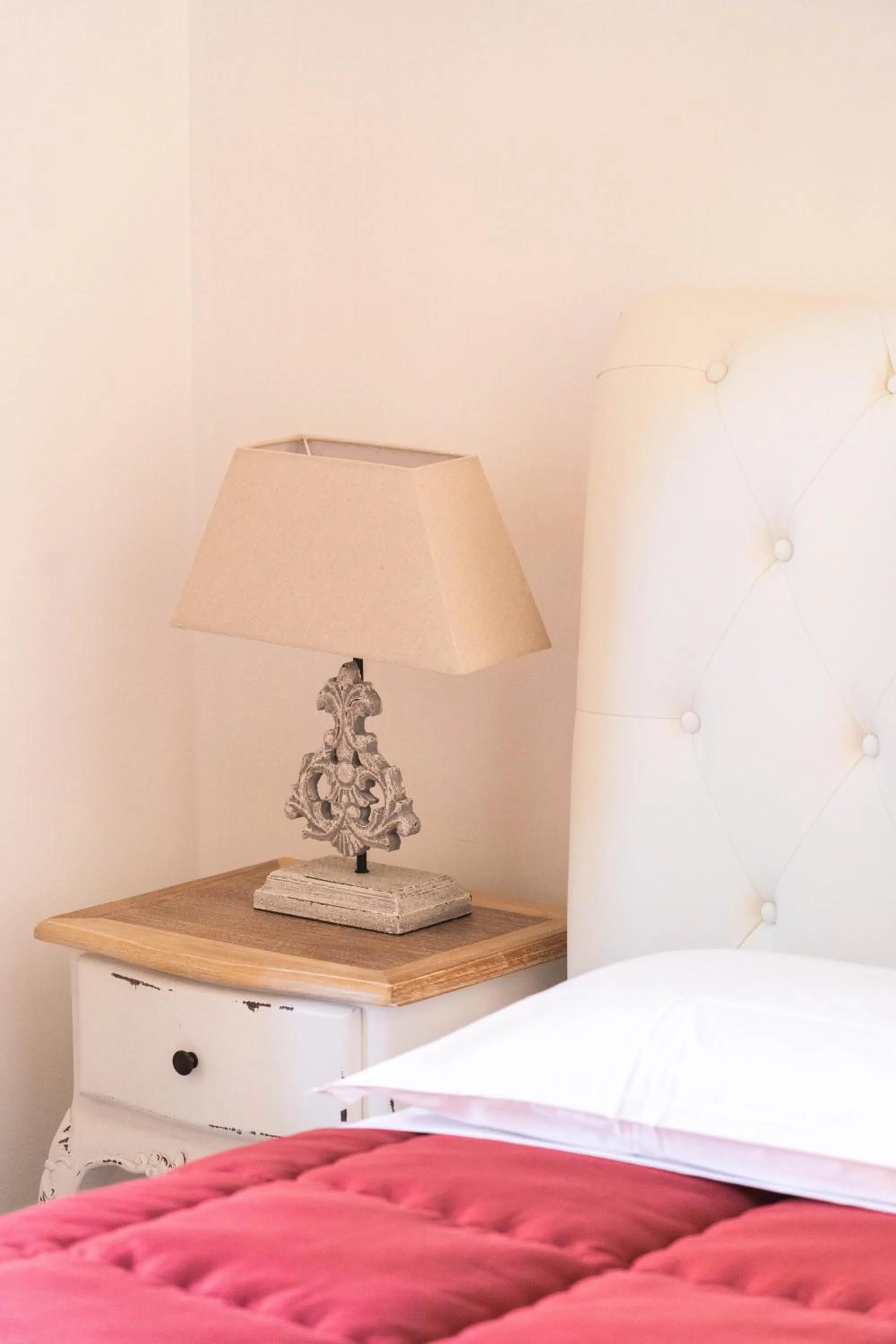 Decorative detail, Bed in Rome Central Rooms