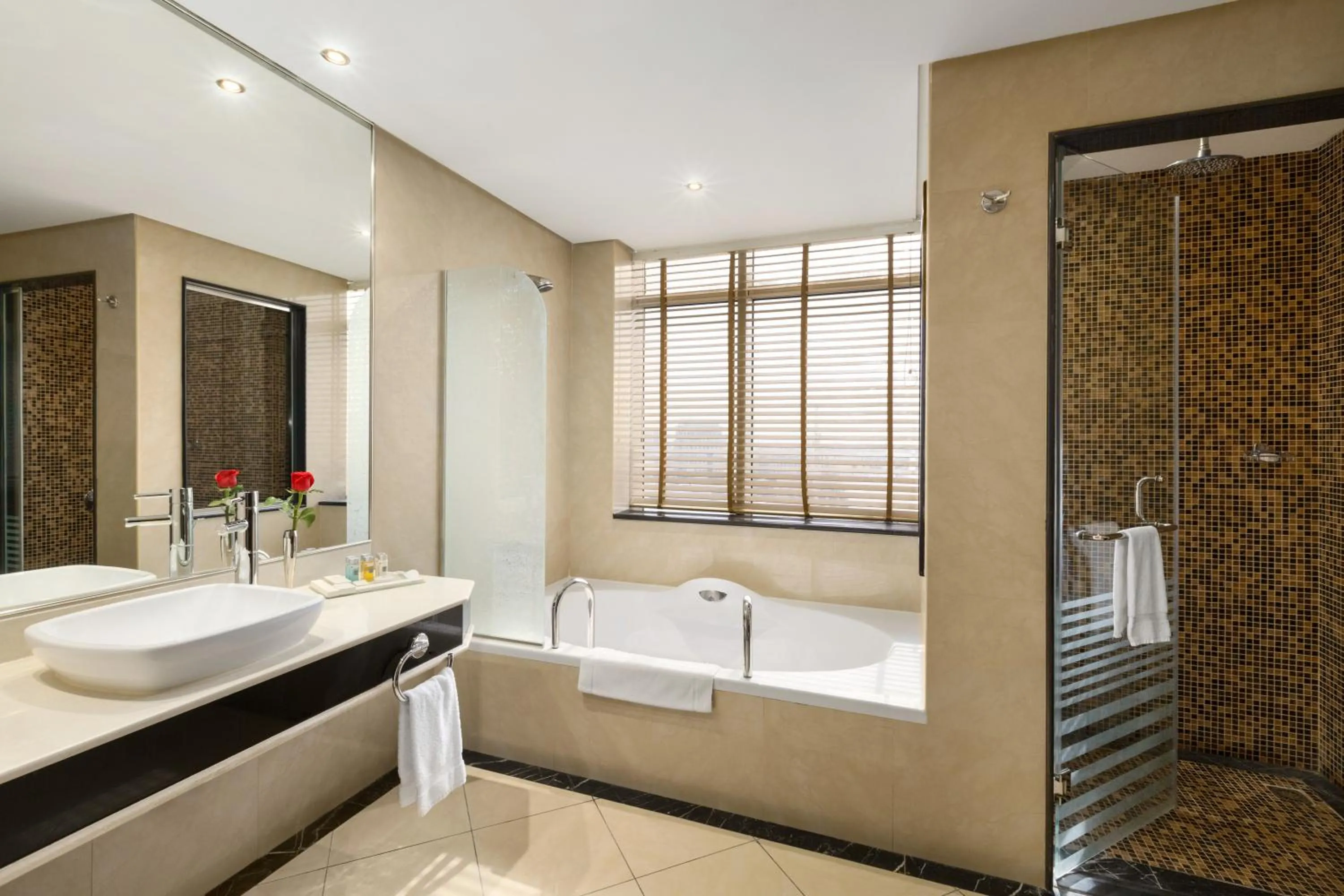 Bathroom in Eastyard Khobar Hotel - Formerly Ramada by Wyndham Khobar