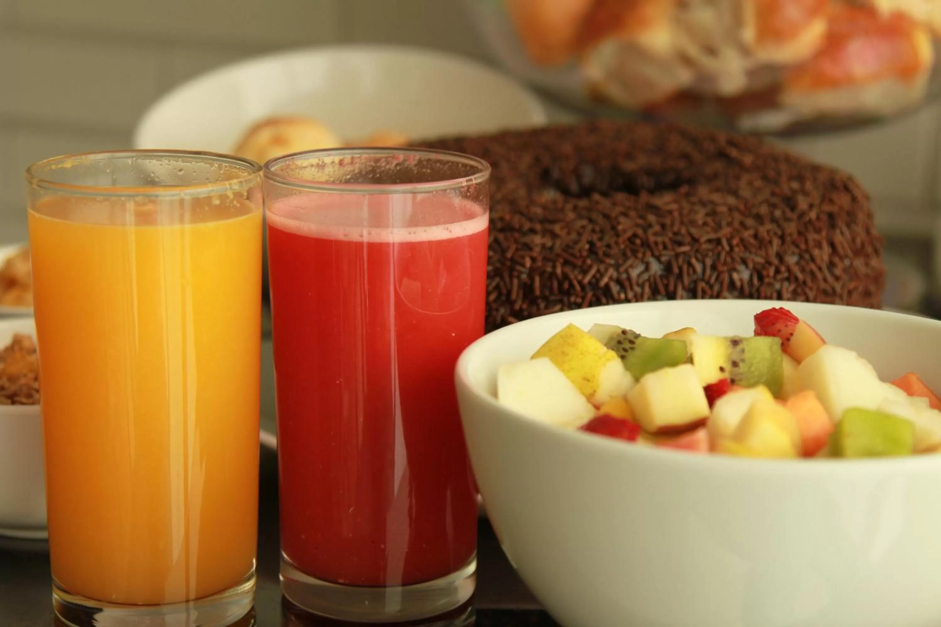 Buffet breakfast in Hotel Confiance Batel