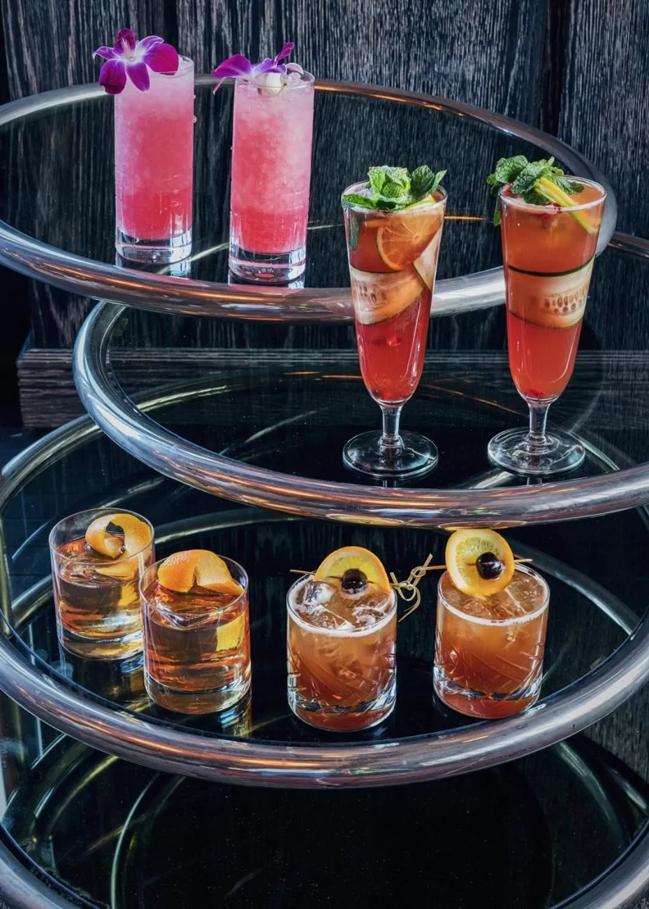 Alcoholic drinks in San Francisco Proper Hotel, a Member of Design Hotels