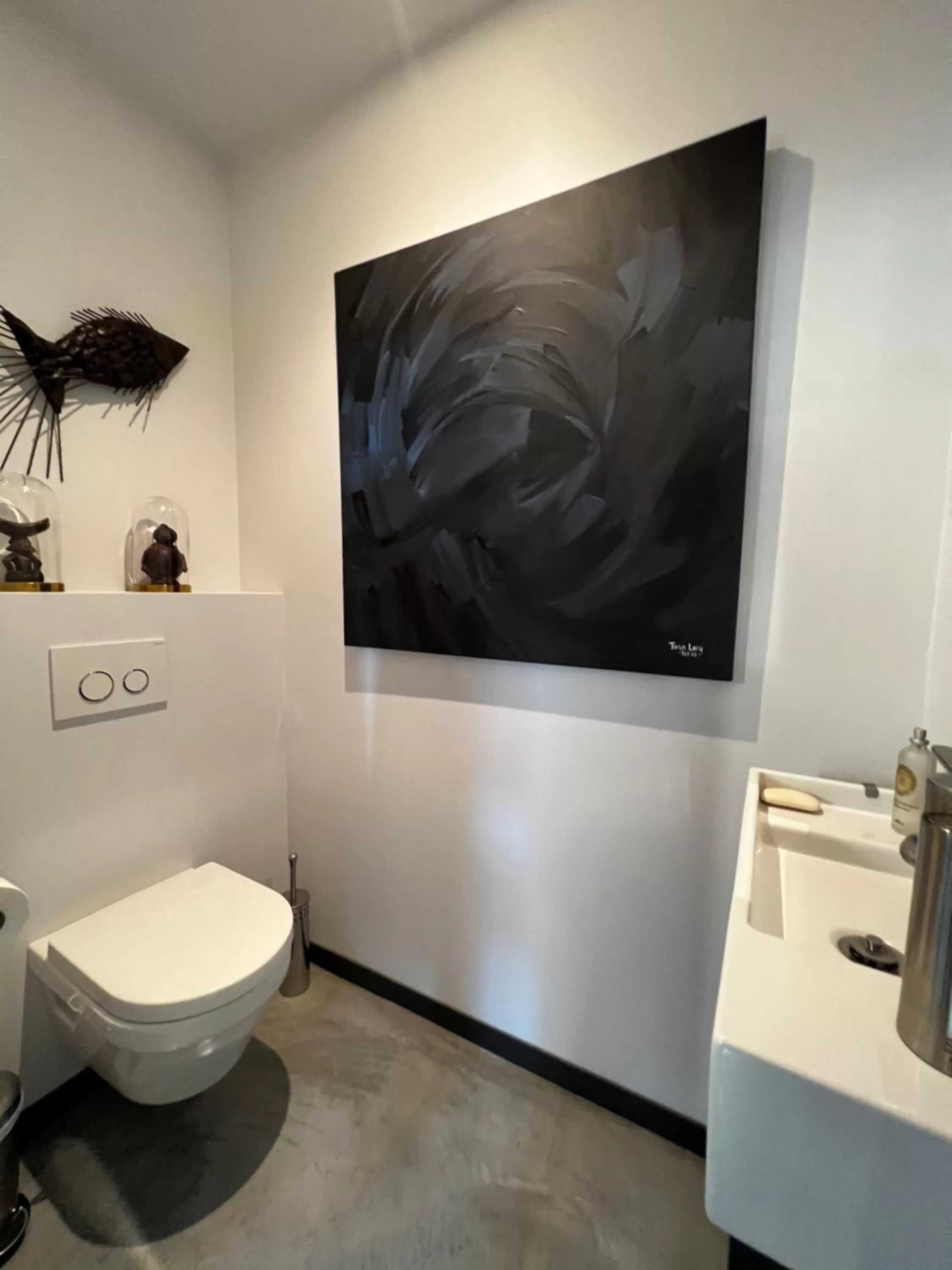 Toilet in B&B Den Engel