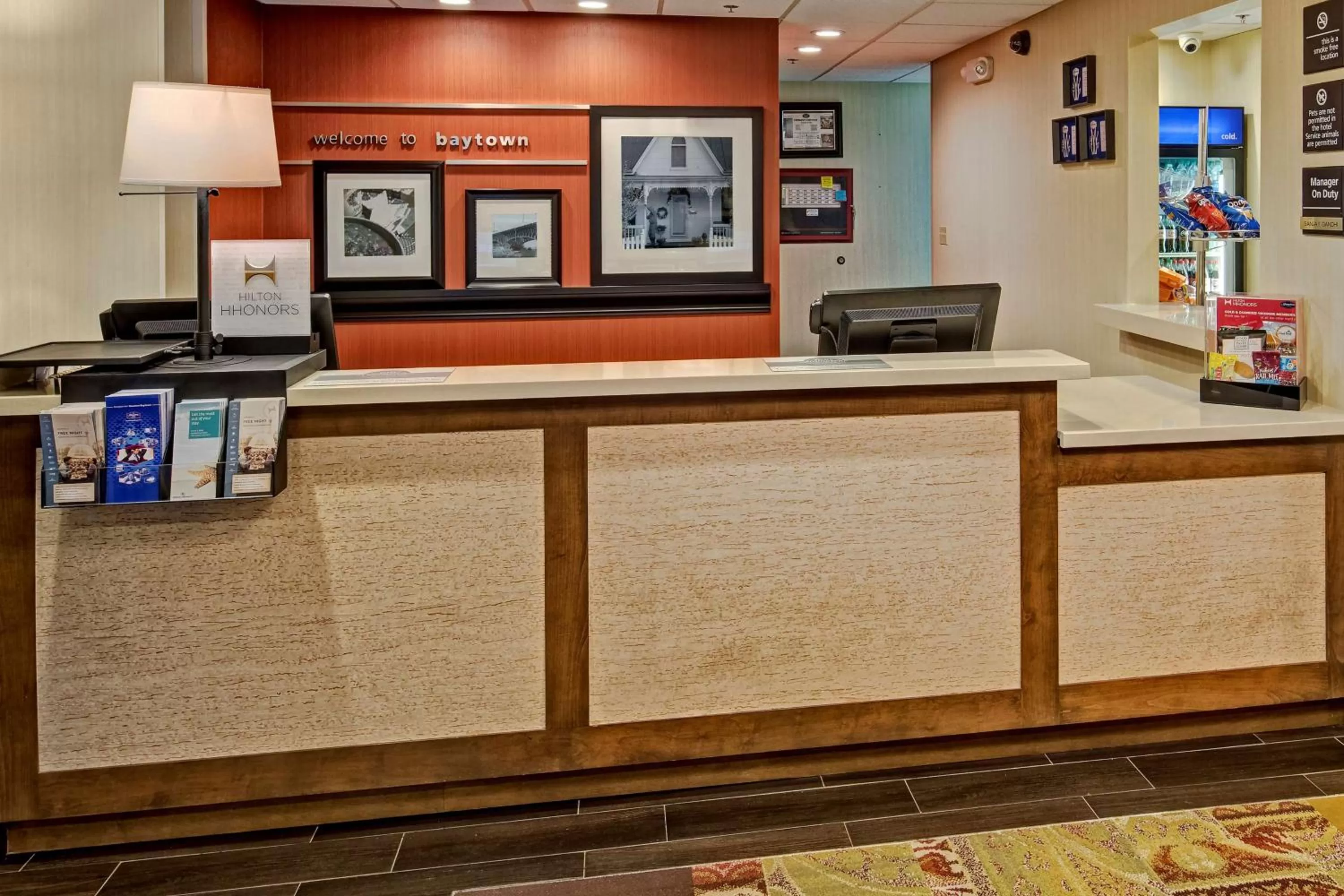 Lobby or reception in Hampton Inn Houston Baytown