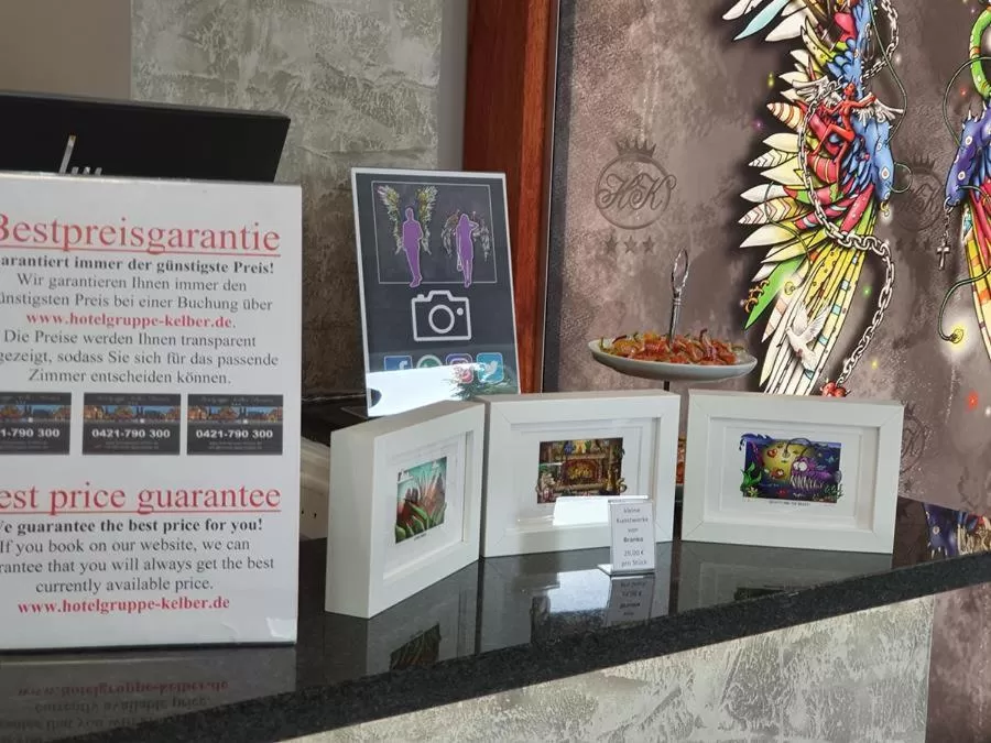 Lobby or reception in artHOTEL Bremen