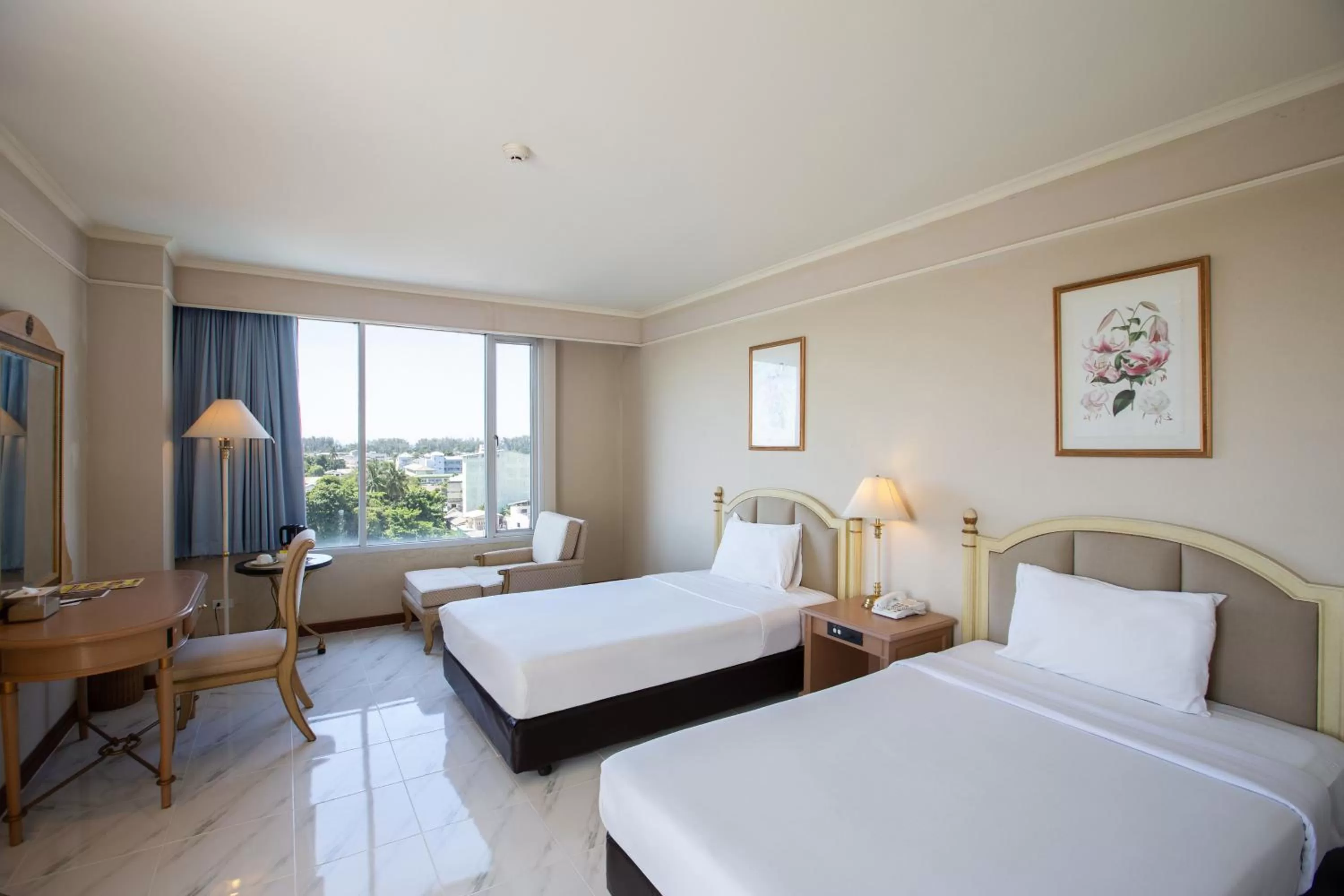 Bed in The Imperial Narathiwat Hotel