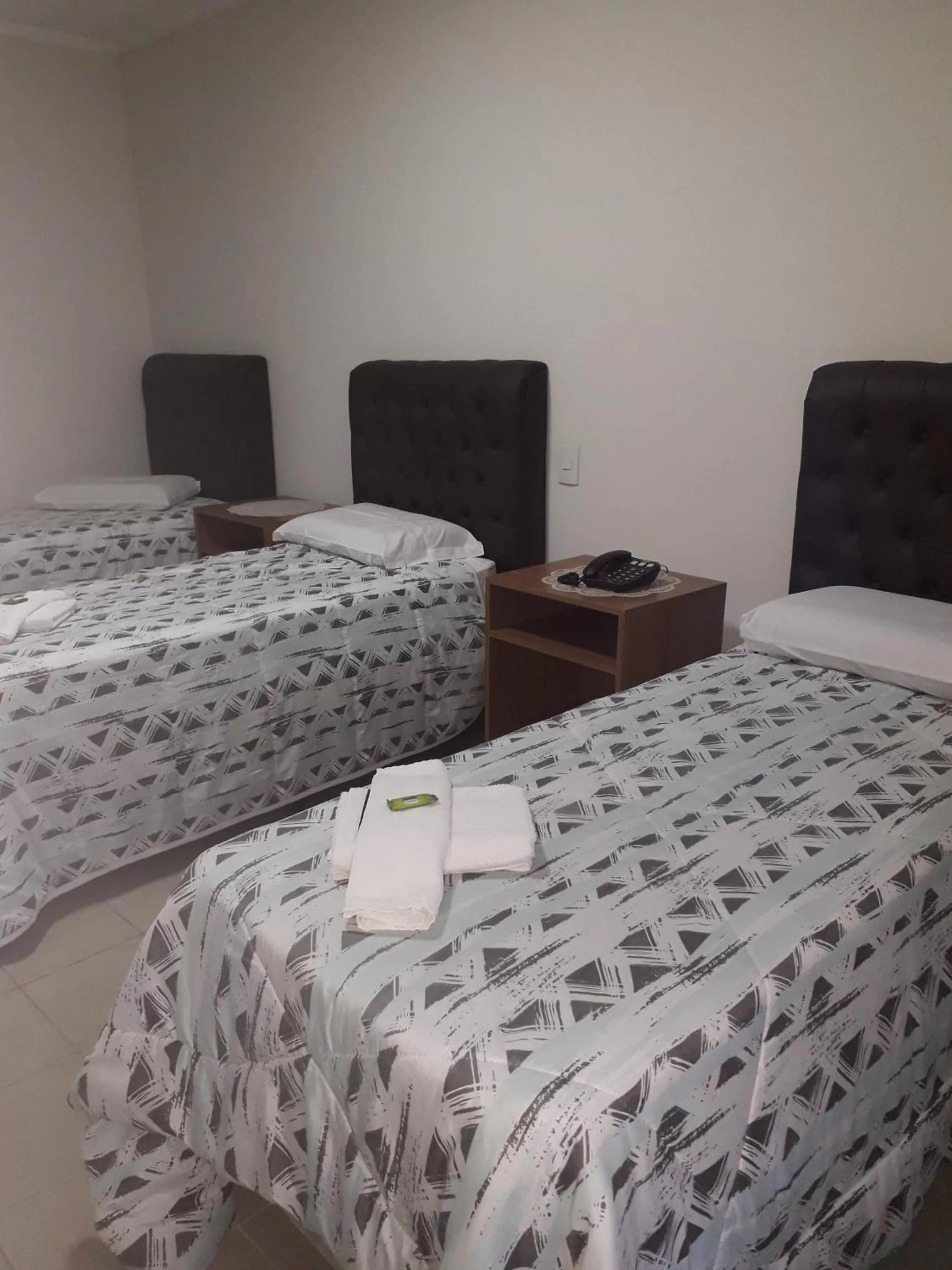 Bed in Hotel Athenas e Convenções