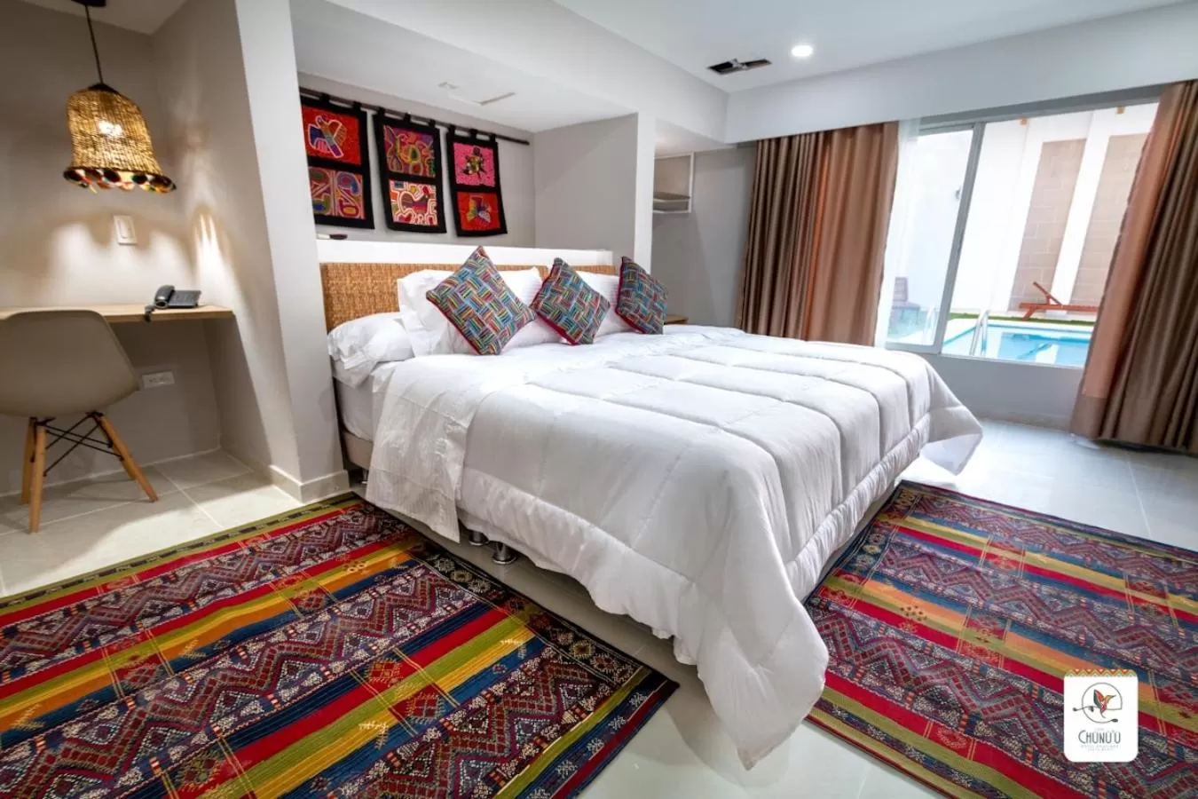 Bed in Hotel Boutique CASA CHUNUU Santa Marta