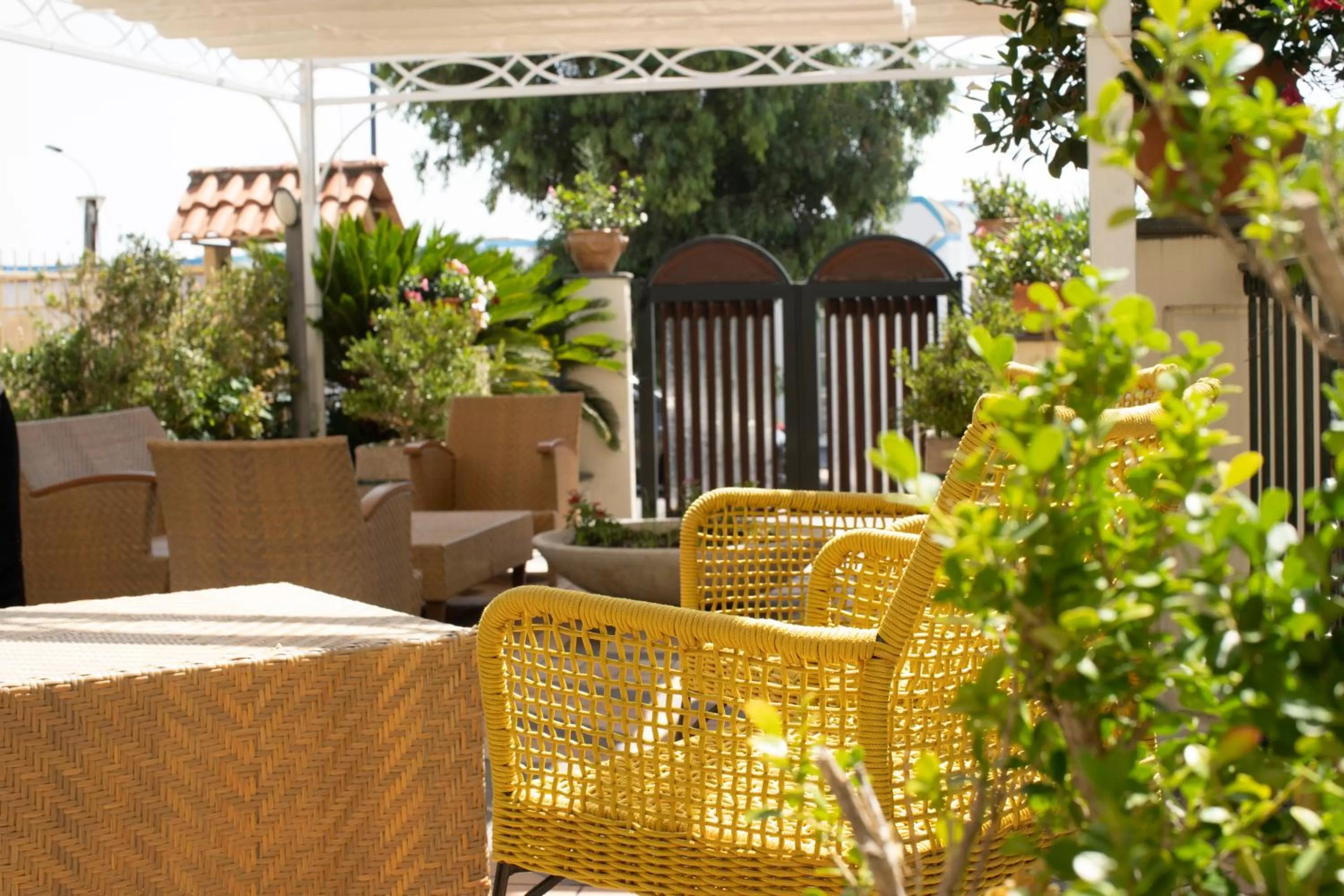 Patio in Hotel Villa Luisa