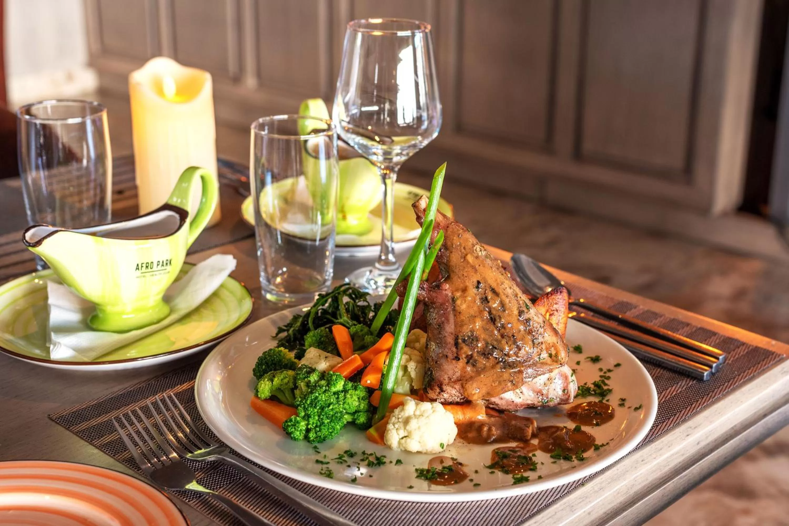 Food in Afro Park Hotel