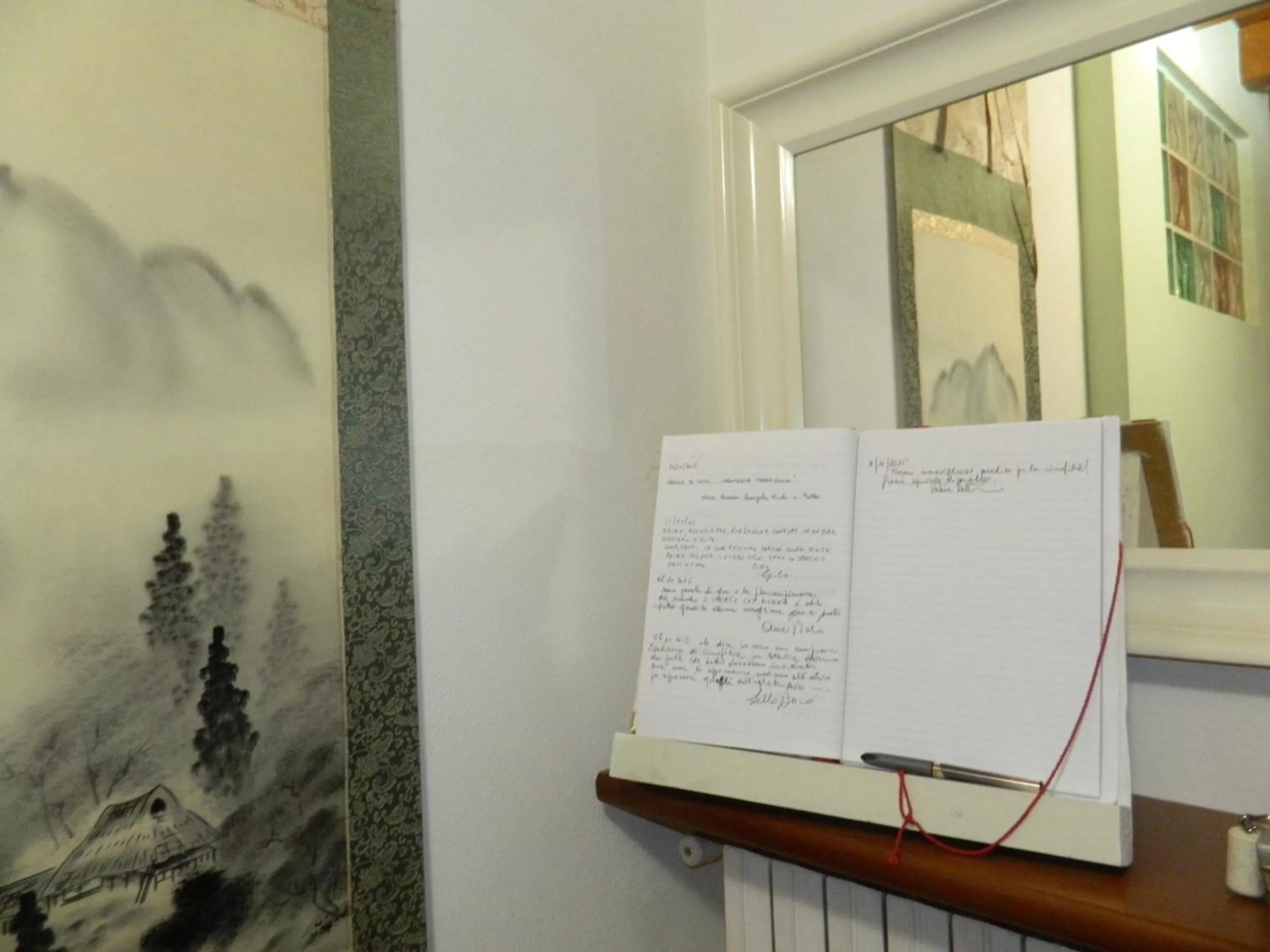 Decorative detail in B&B Amici del Colle