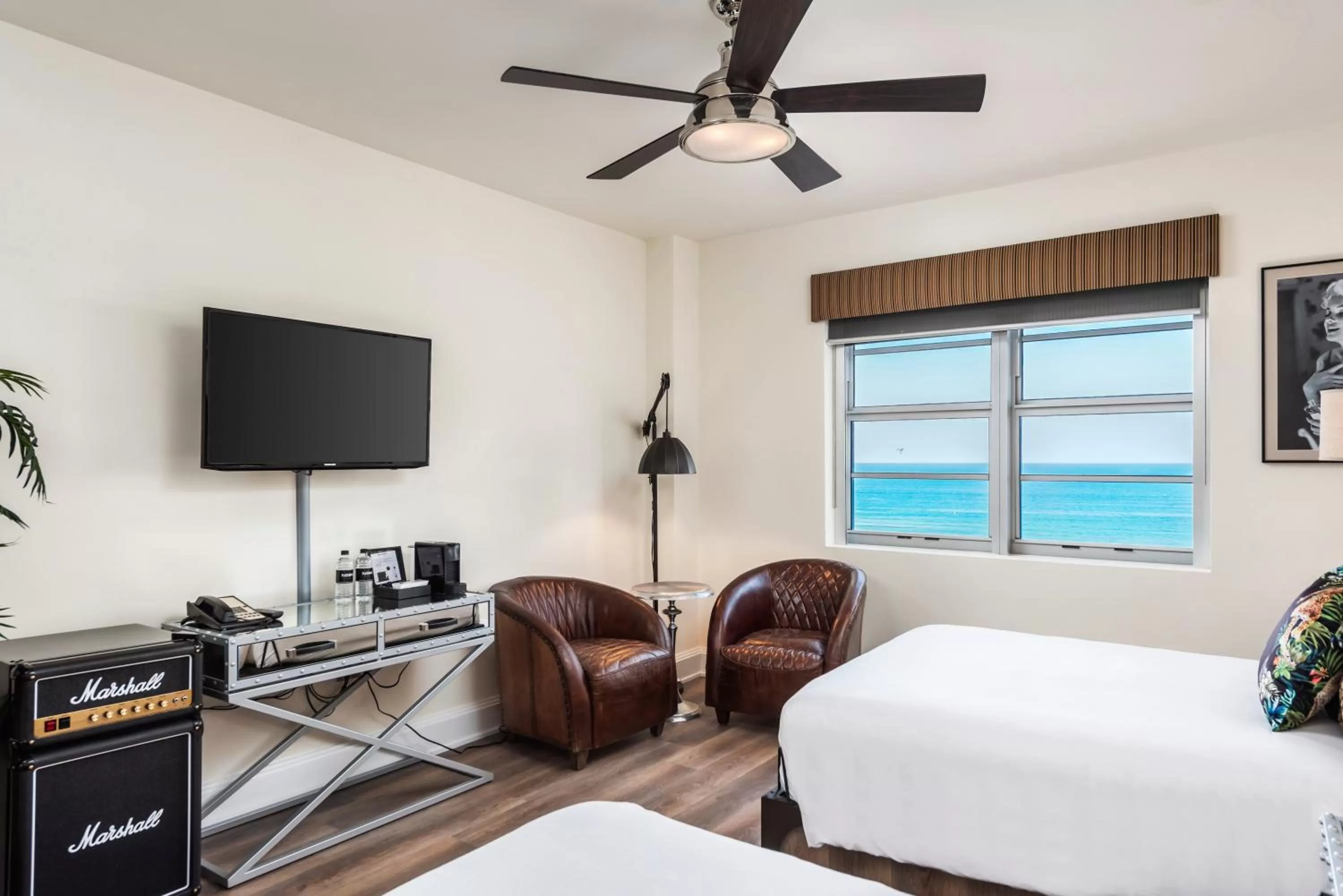TV and multimedia, Bed in National Hotel, An Adult Only Oceanfront Resort