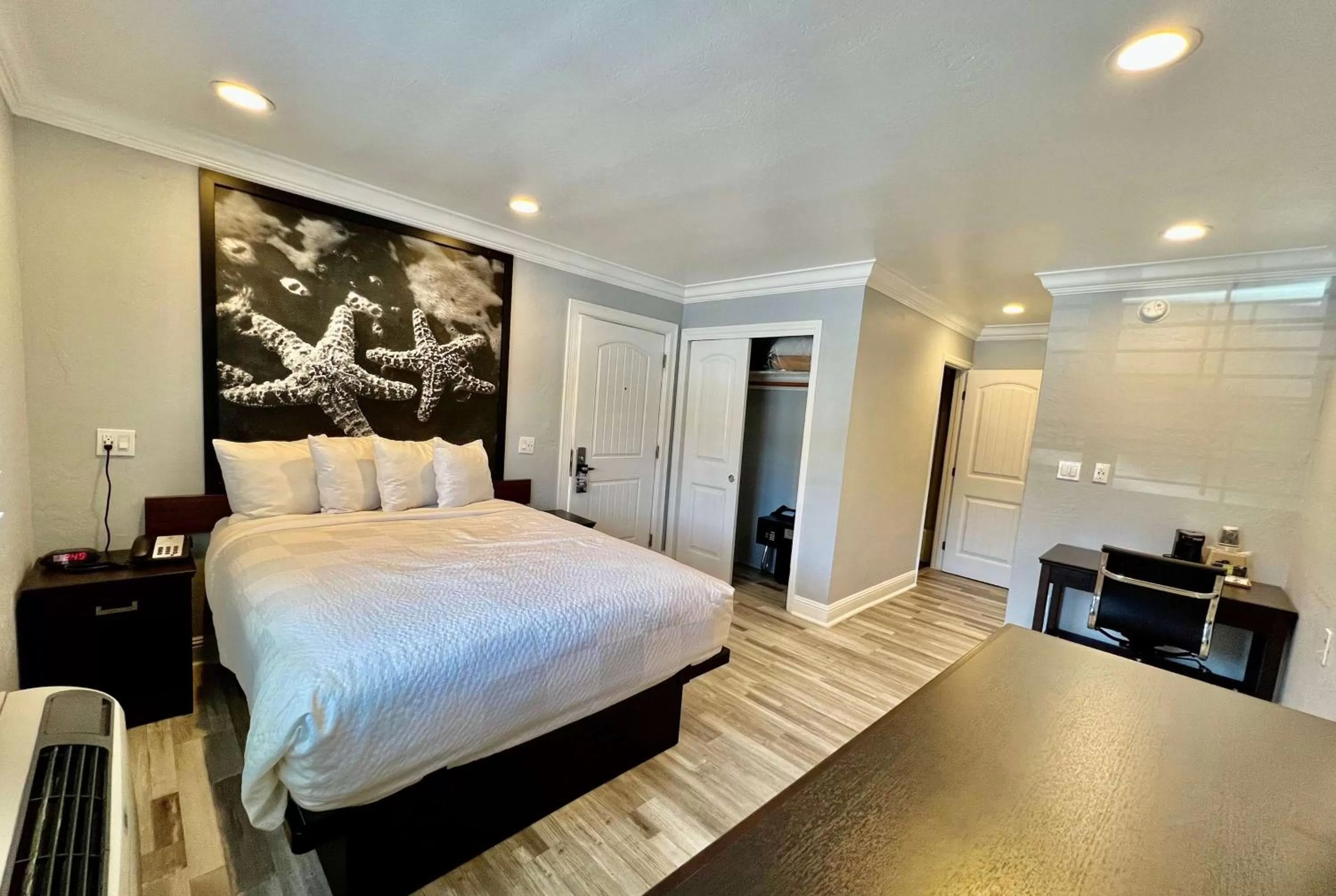 Photo of the whole room, Bed in Aura Inn Monterey