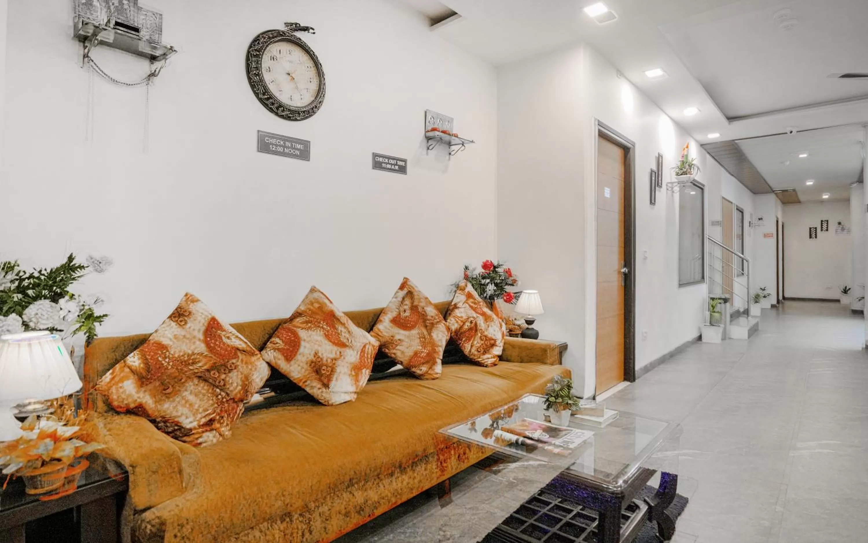Seating area in Hotel Seven- Center of City Chandigarh
