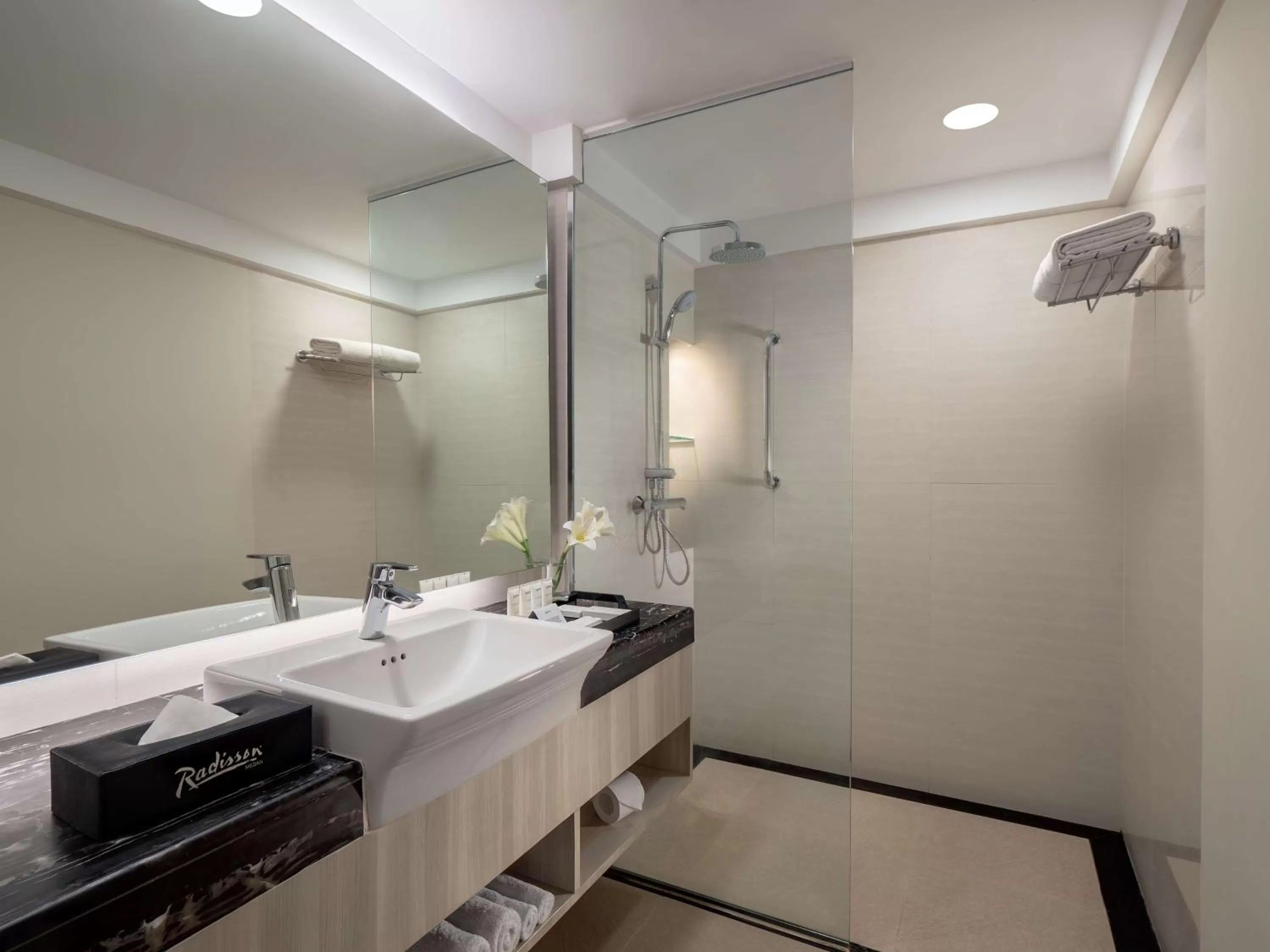 Bathroom in AIHO Hotel Medan