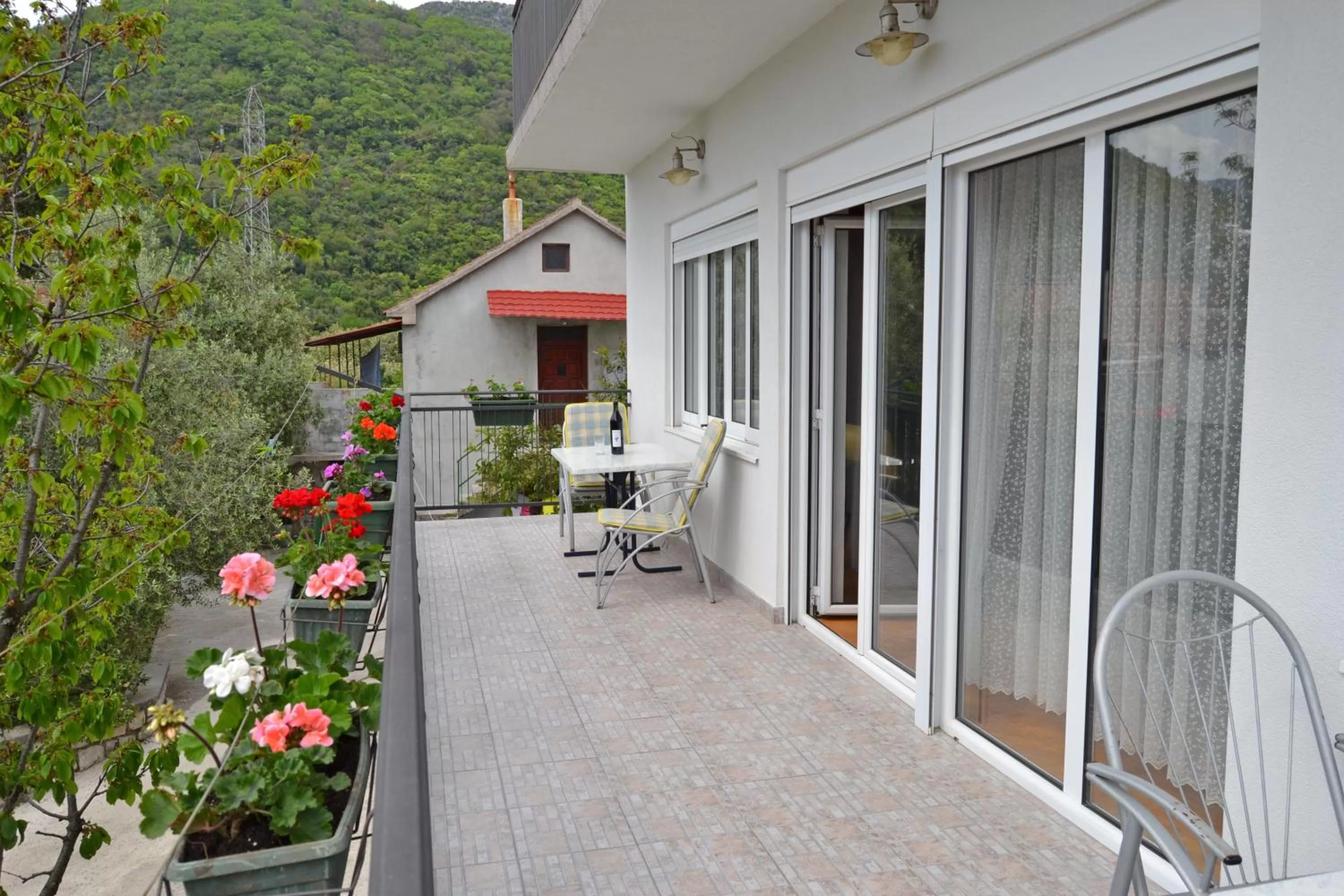 Patio in Tivat Apartments