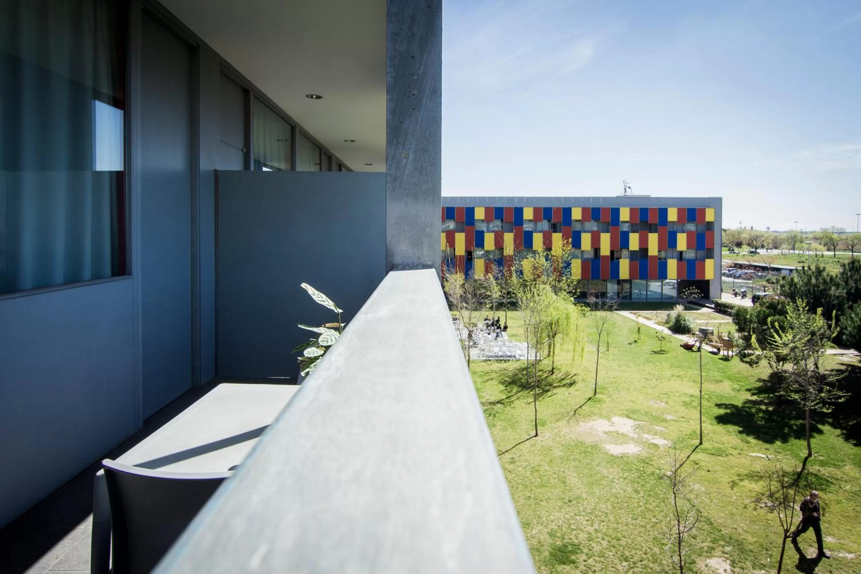 View (from property/room), Balcony/Terrace in Centre Esplai Albergue