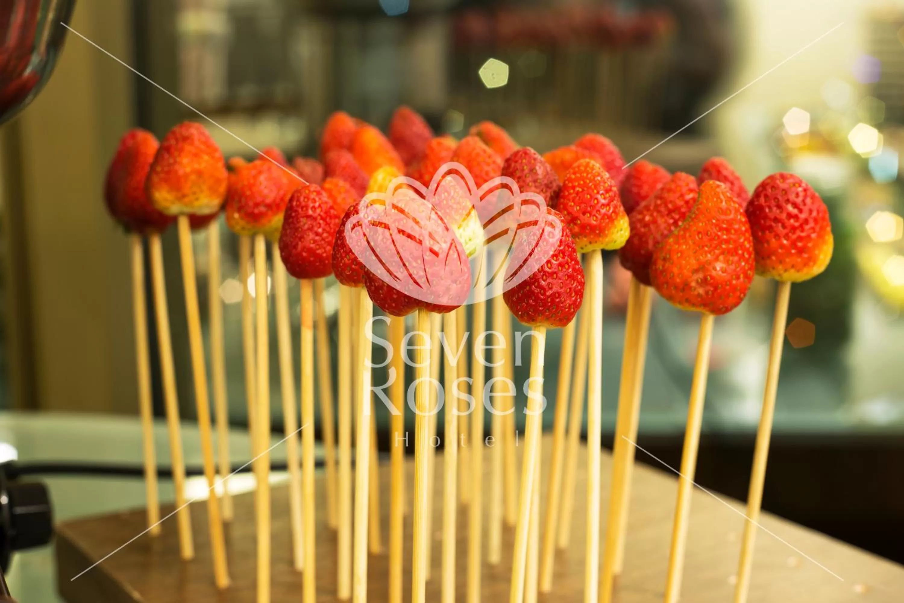 Food close-up in Seven Roses Hotel