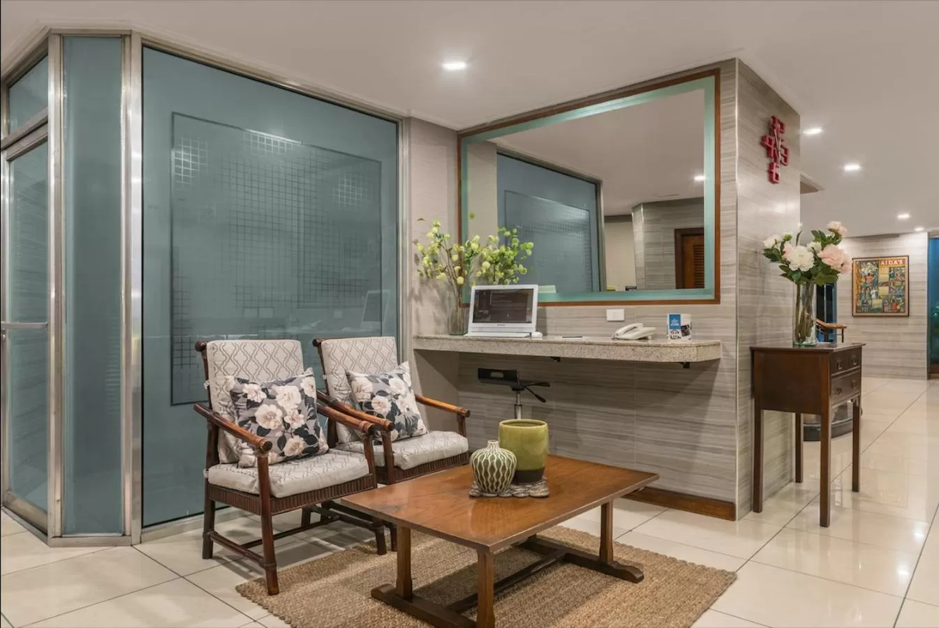 Lobby or reception in Hotel Kimberly Manila