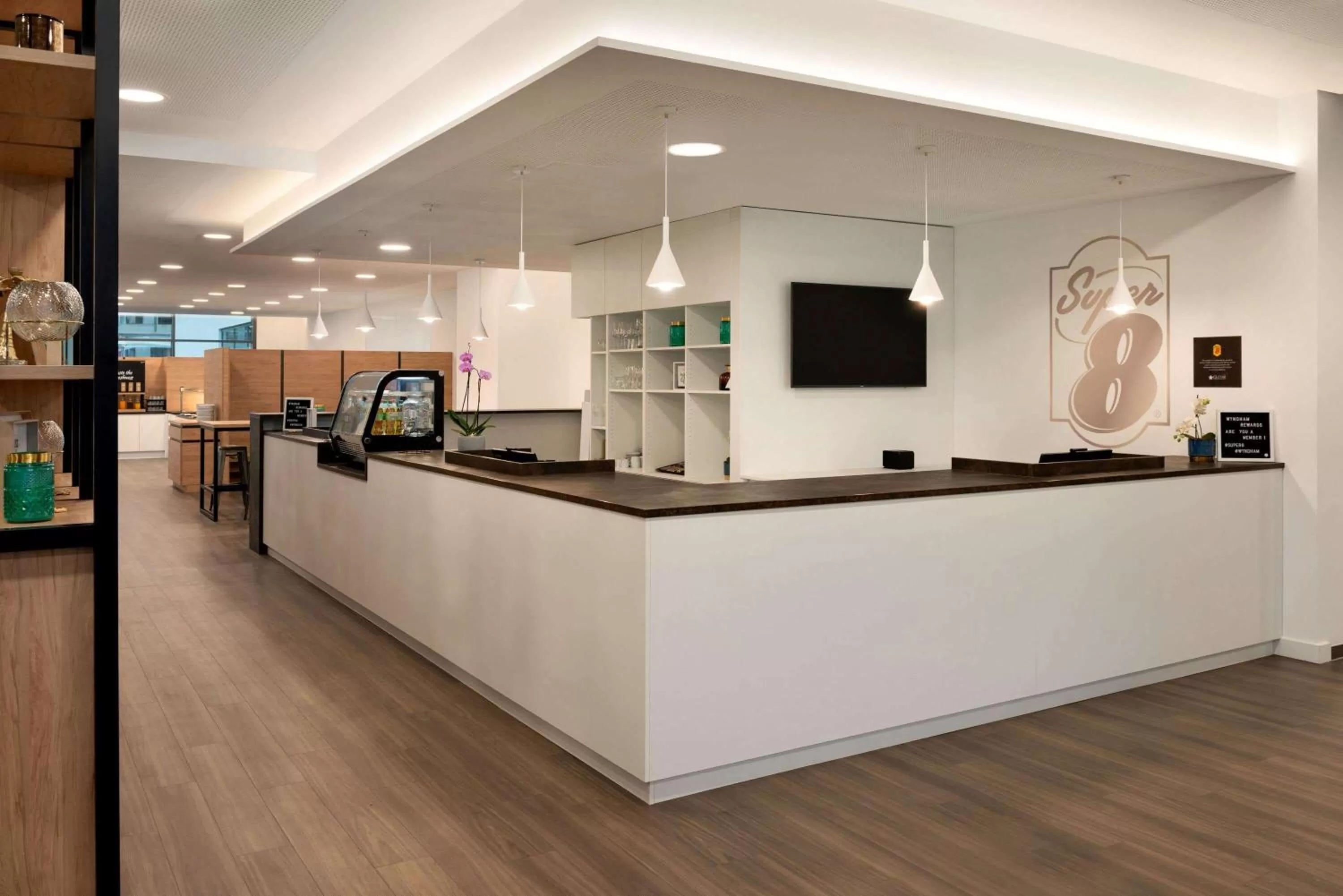 Lobby or reception in Super 8 by Wyndham Augsburg