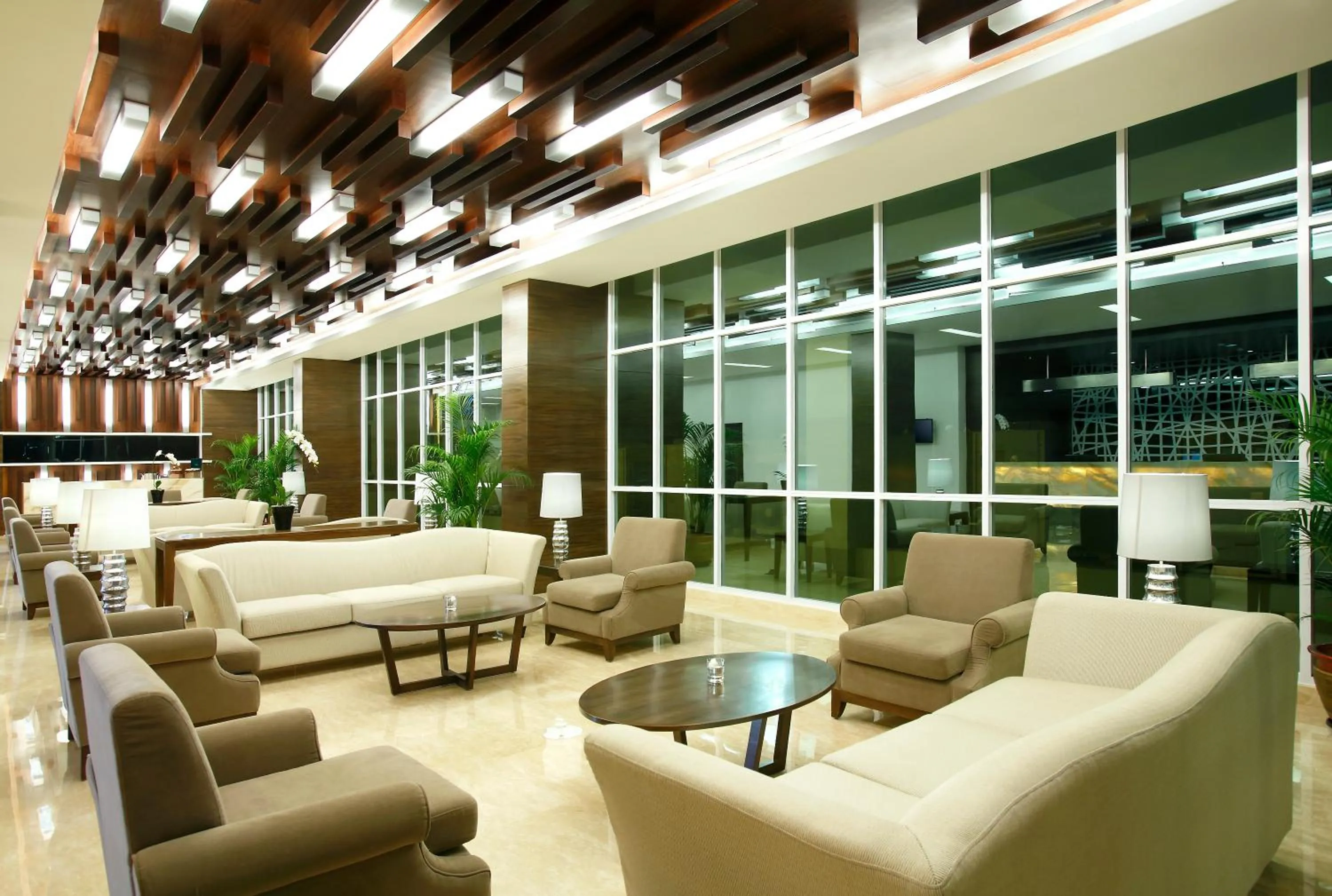 Lobby or reception in Hotel Santika Cikarang