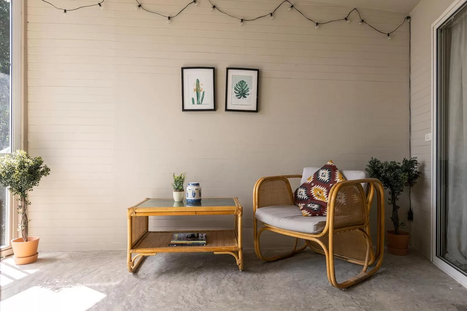 Seating Area in Indie Beach Bungalows