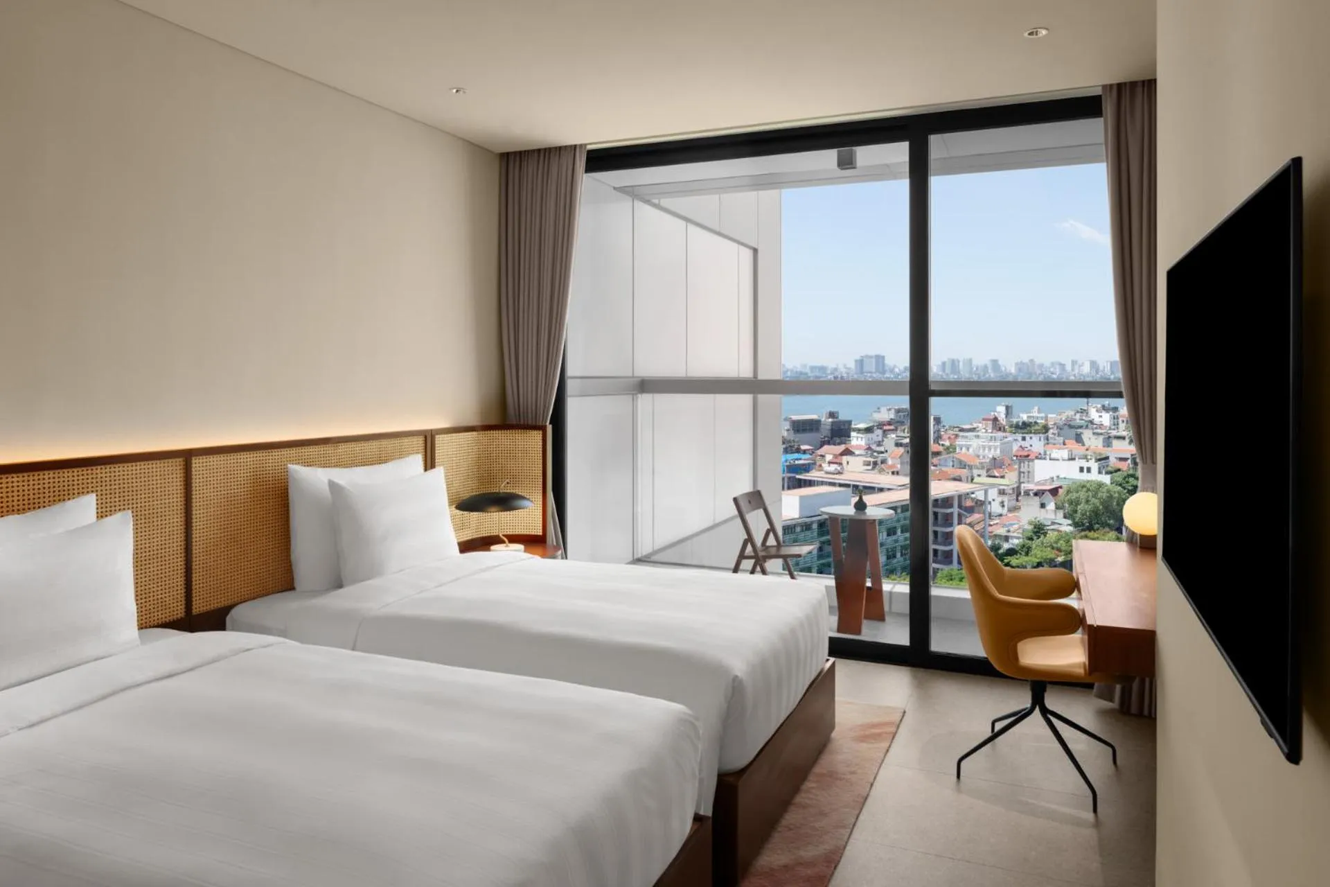Bed in L7 WEST LAKE HANOI by LOTTE HOTELS