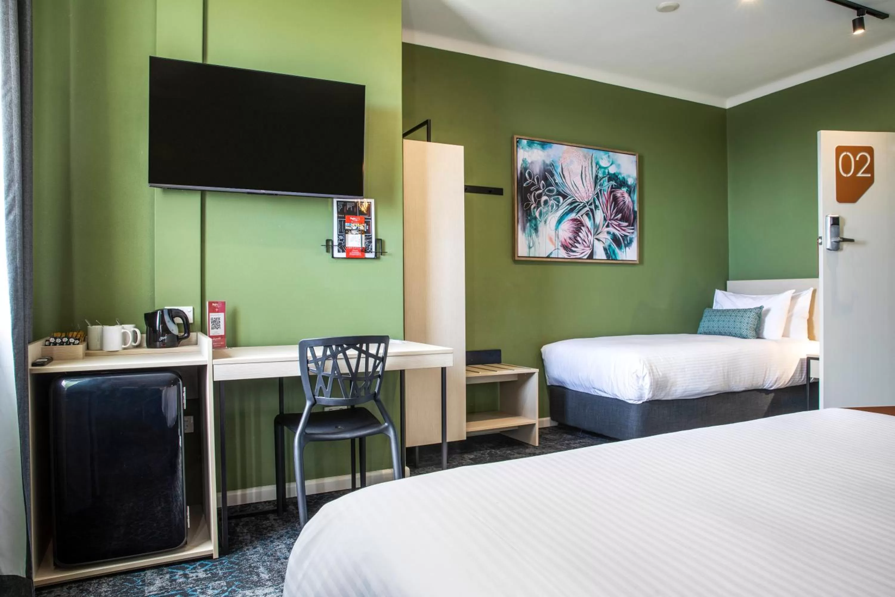 Photo of the whole room, Bed in Nightcap at Pritchards Hotel