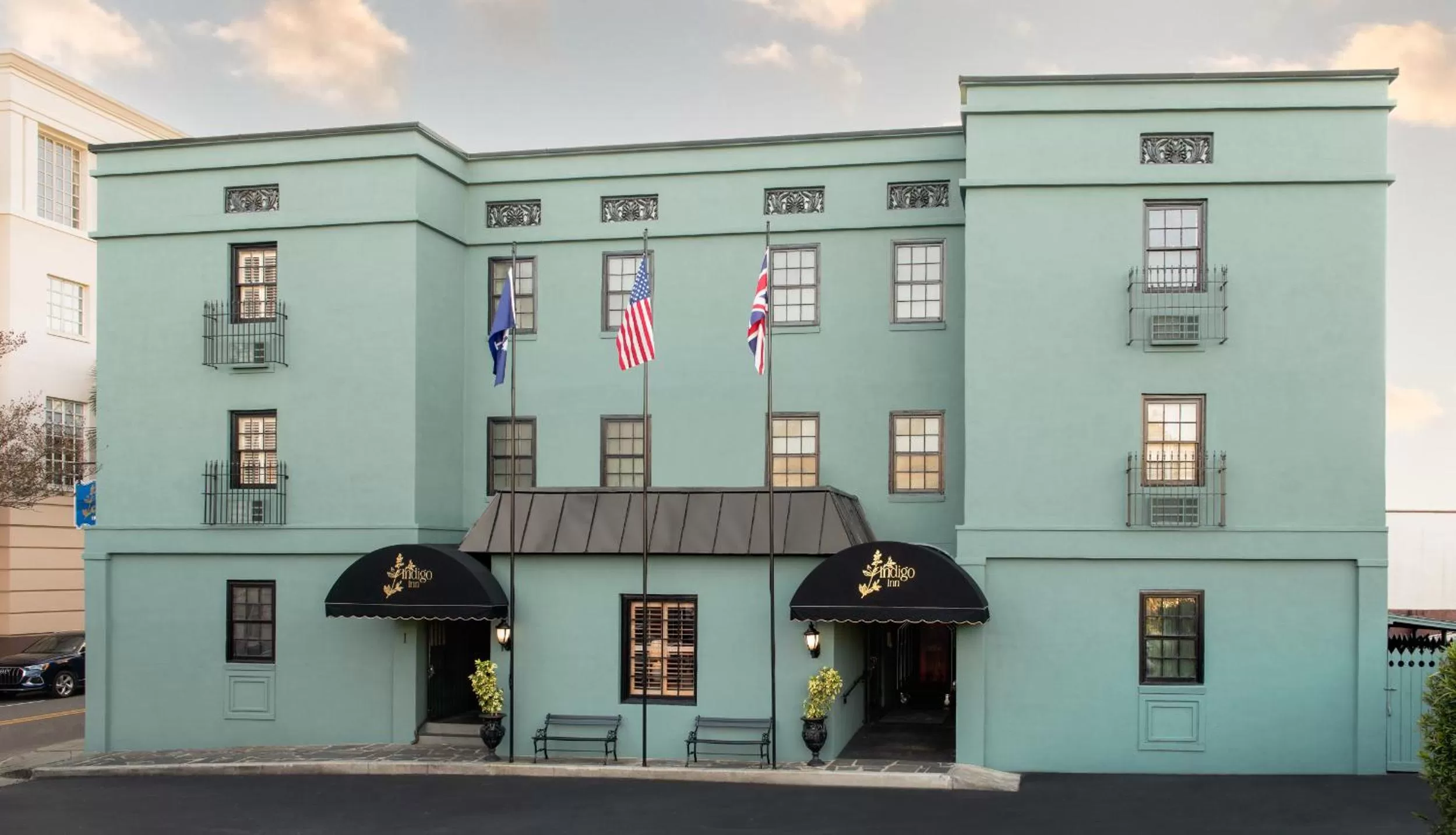 Property building in Indigo Inn