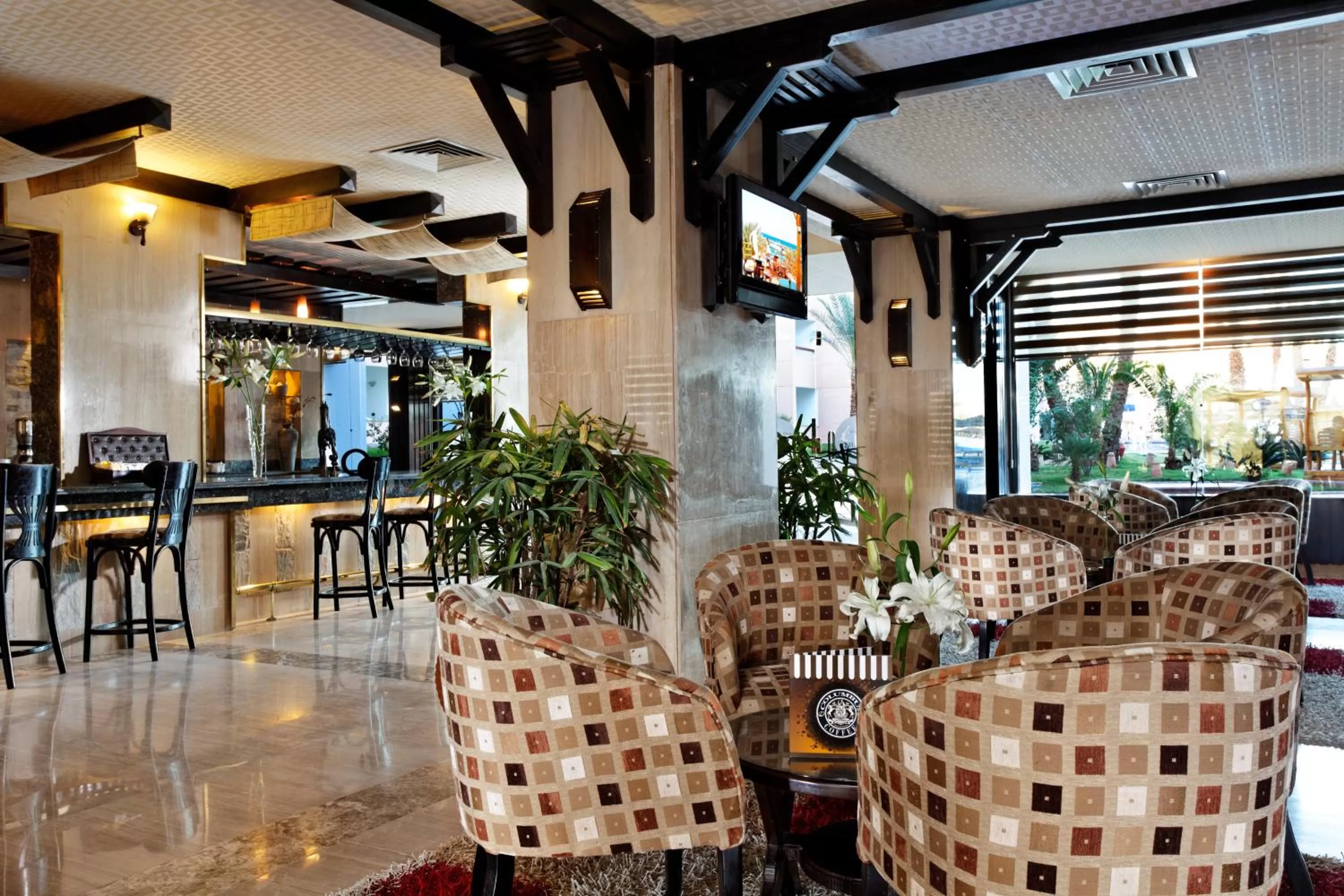 Lounge or bar in Beach Albatros Aqua Park - Hurghada