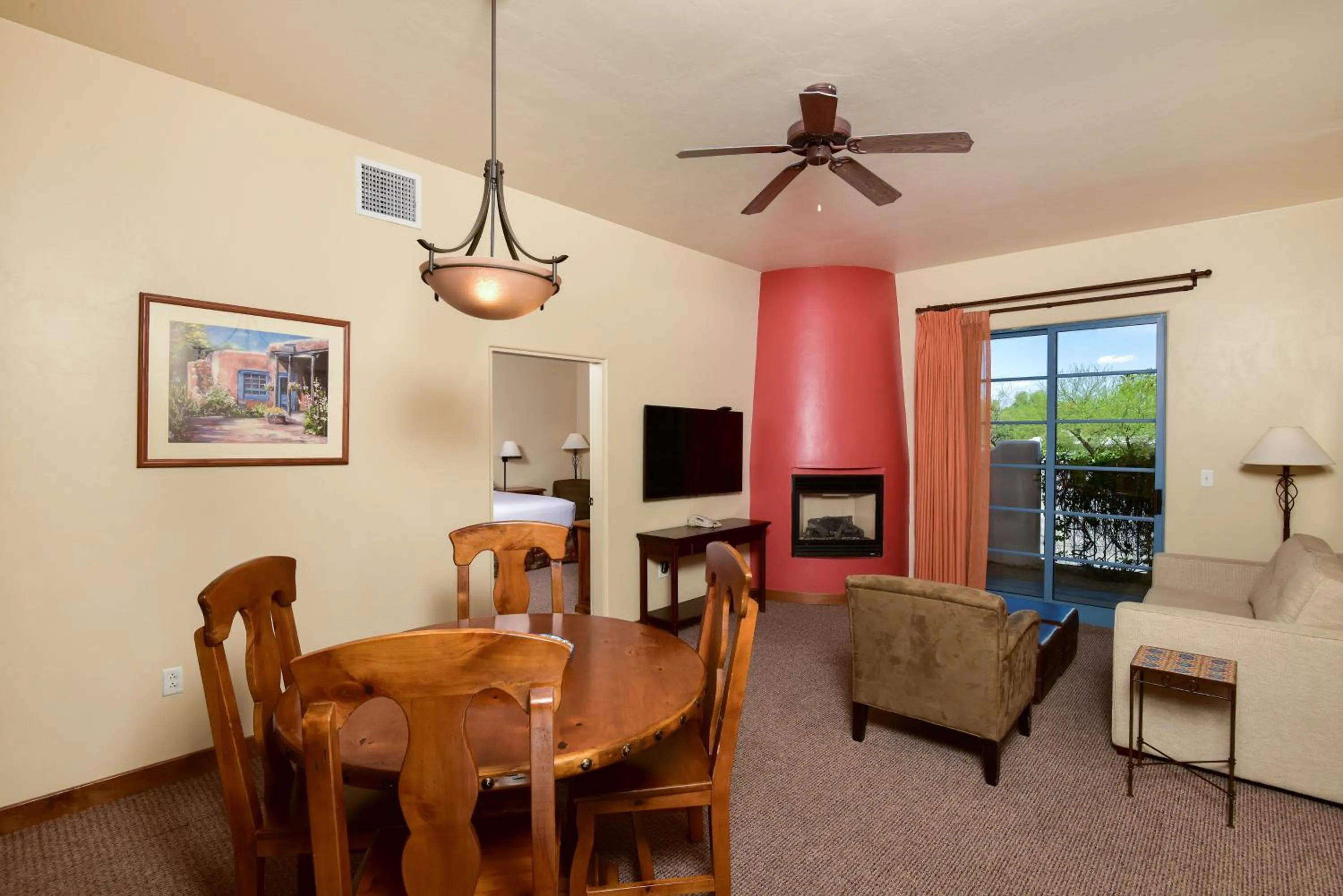 Living room in Lodge On The Desert