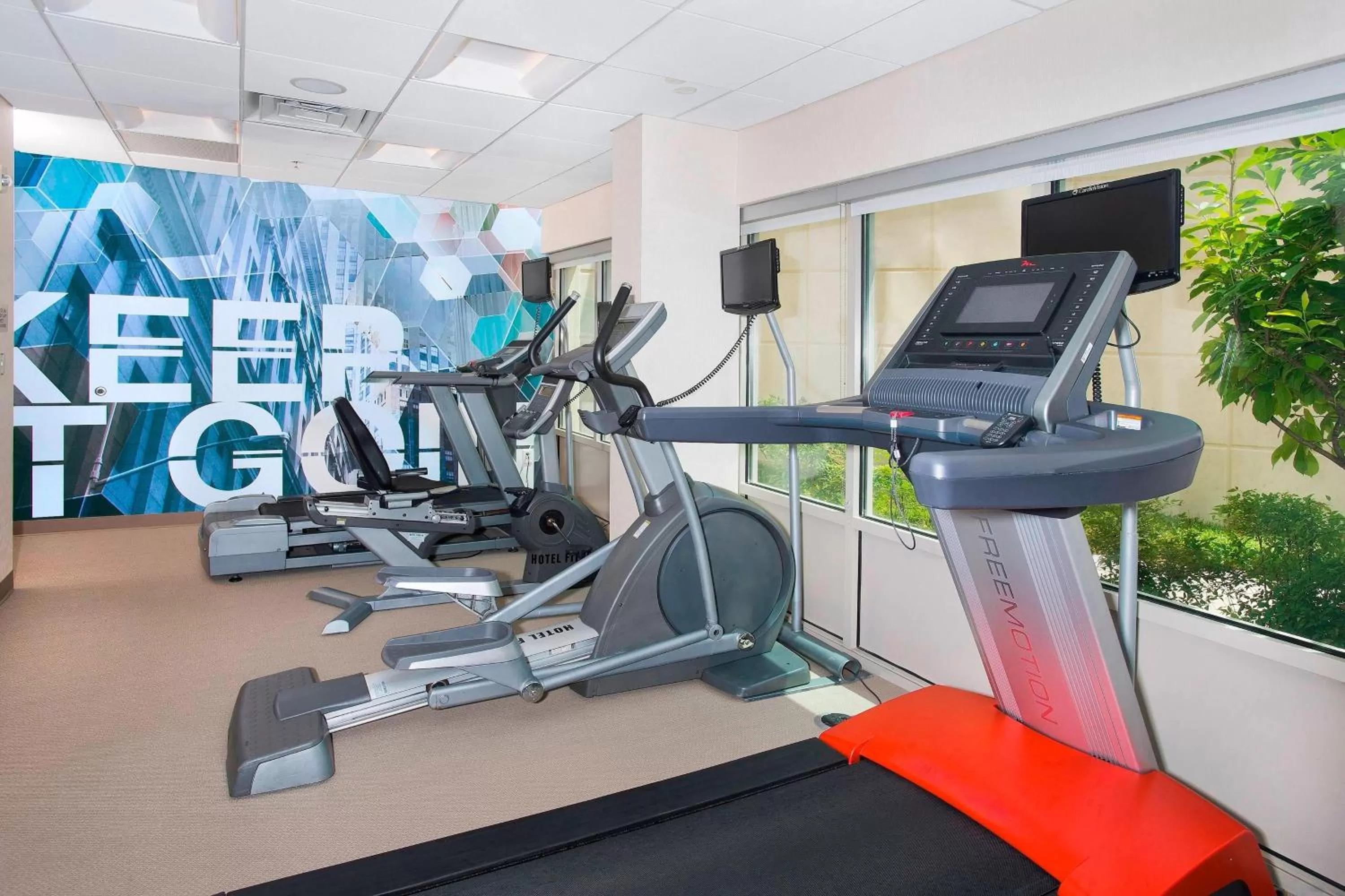 Fitness centre/facilities in SpringHill Suites Fairfax Fair Oaks