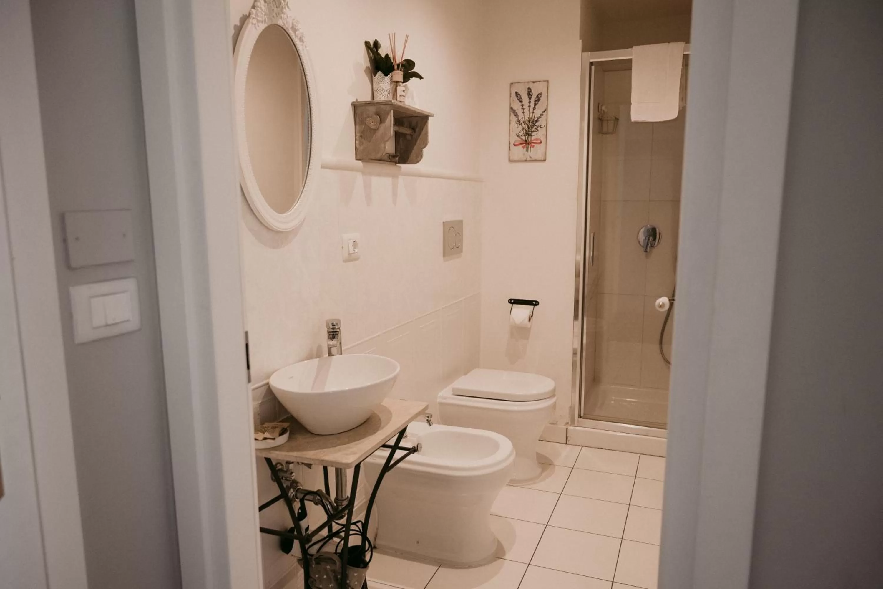 Shower in La Casa di Alma Luxury rooms