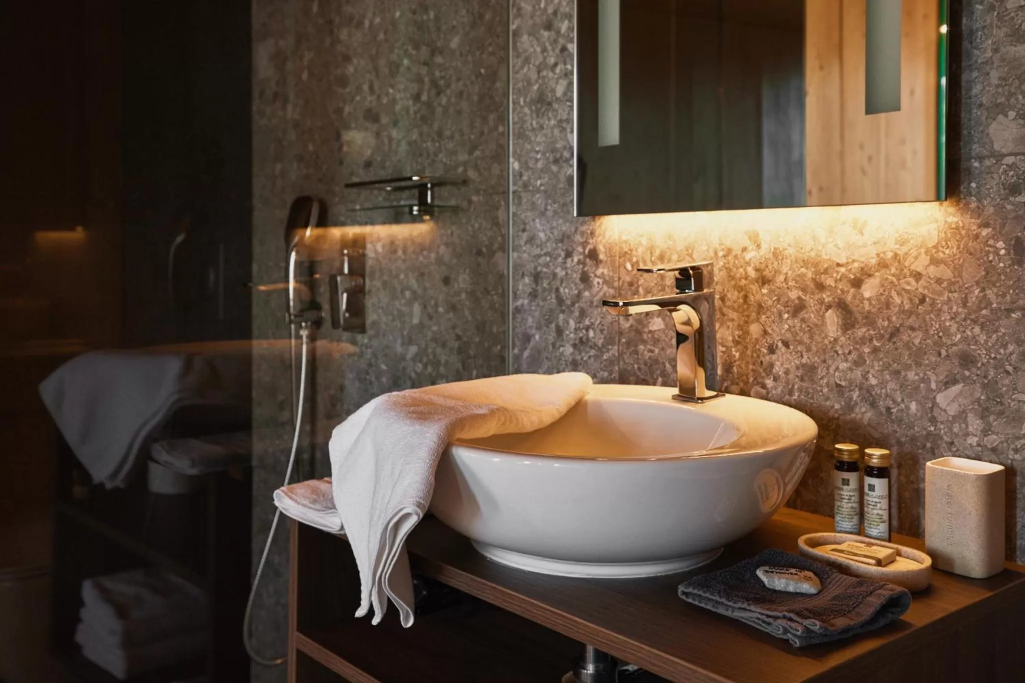 Bathroom in Theodosius Forest Village - Glamping in Vipava valley