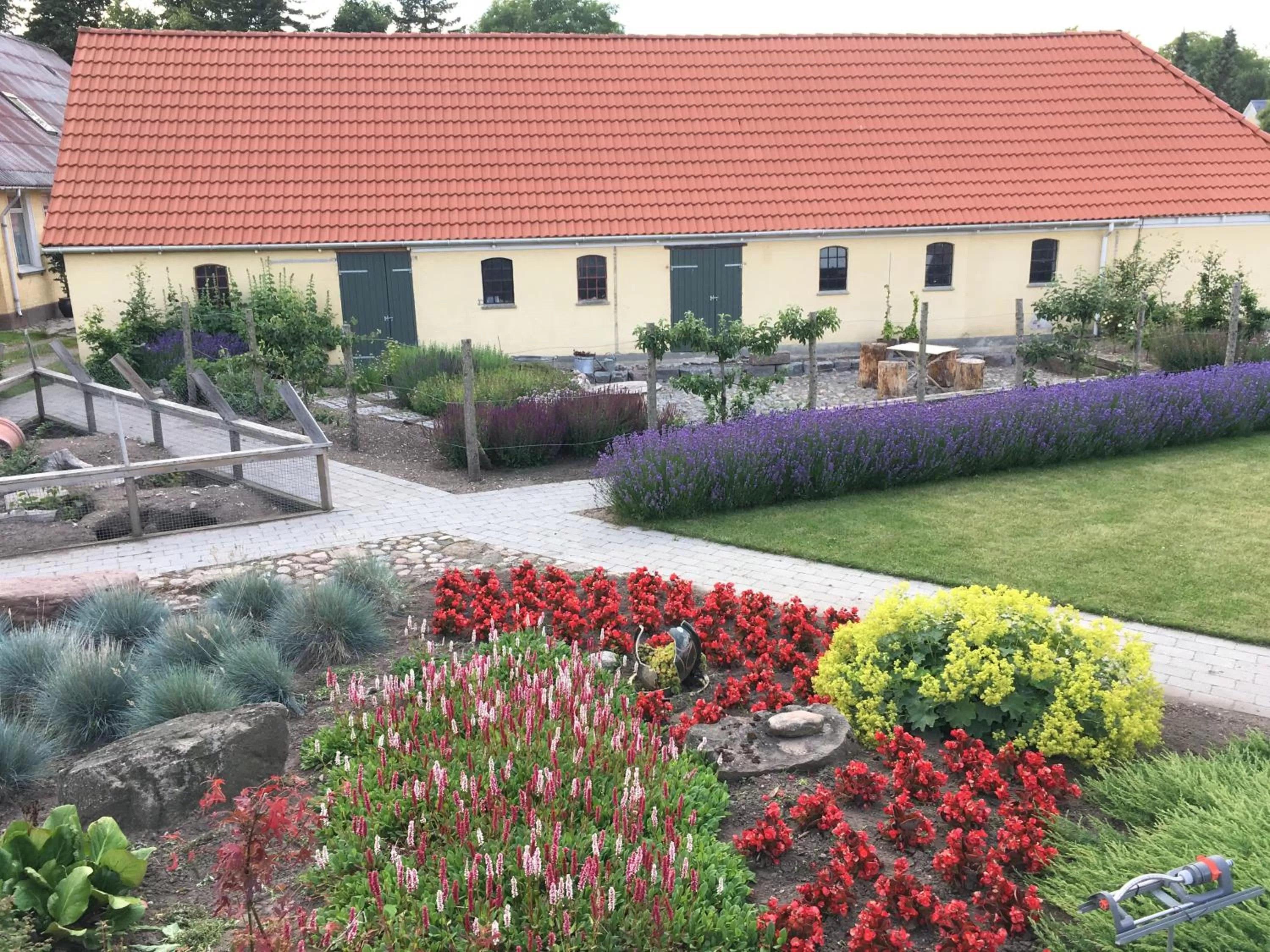 Garden view, Property Building in Birkende Bed and Breakfast