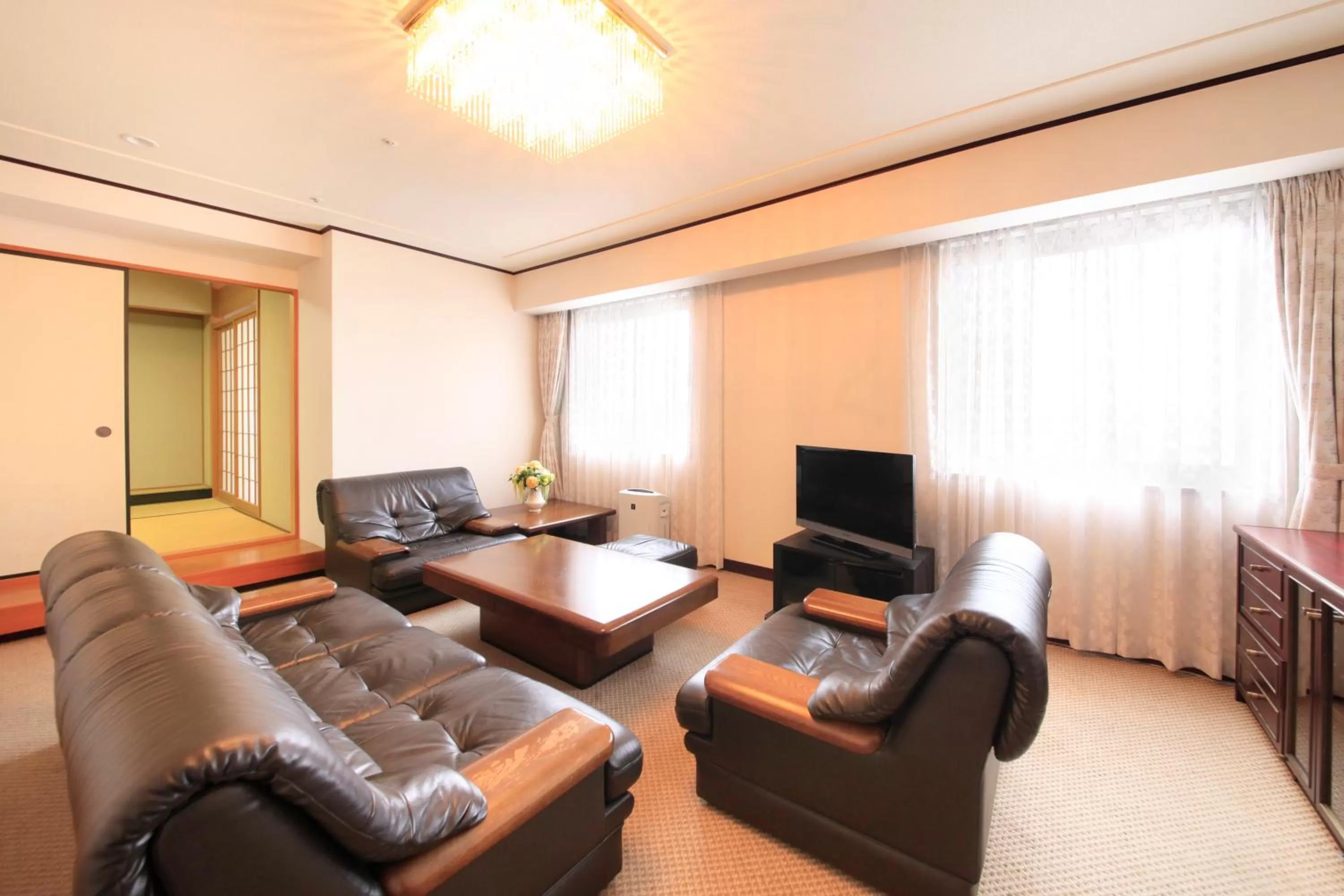Living room in Quintessa Hotel Ogaki
