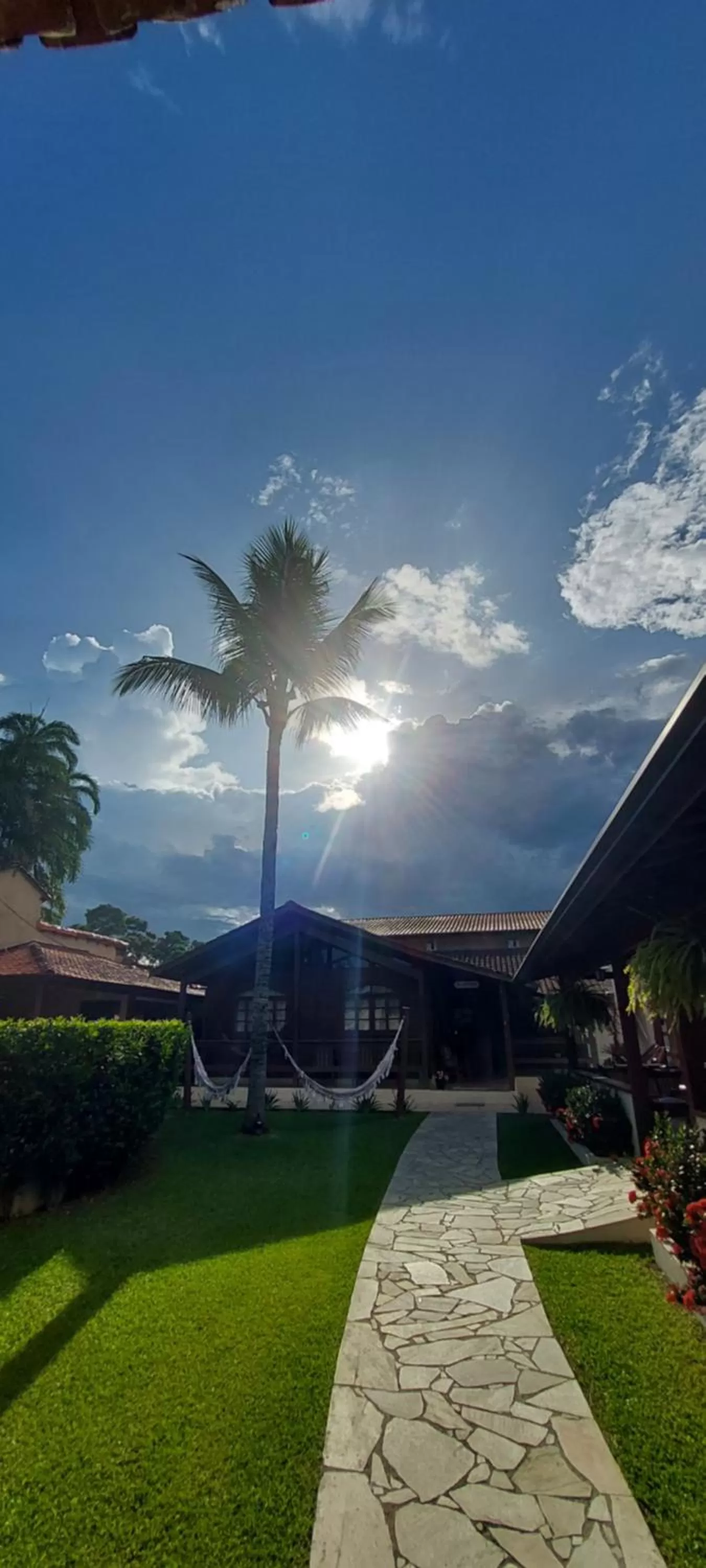 Sunset, Garden in Pousada das Saíras