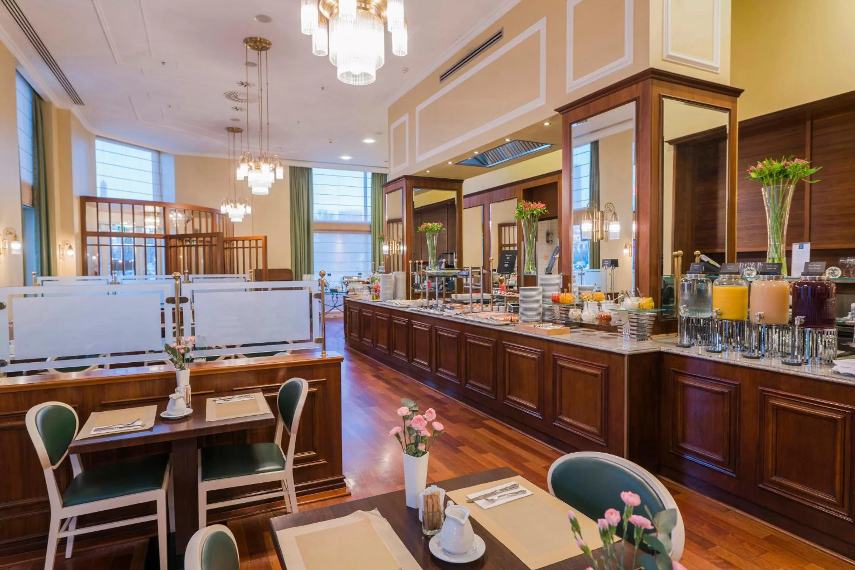 Buffet breakfast in Hotel Polonia Palace