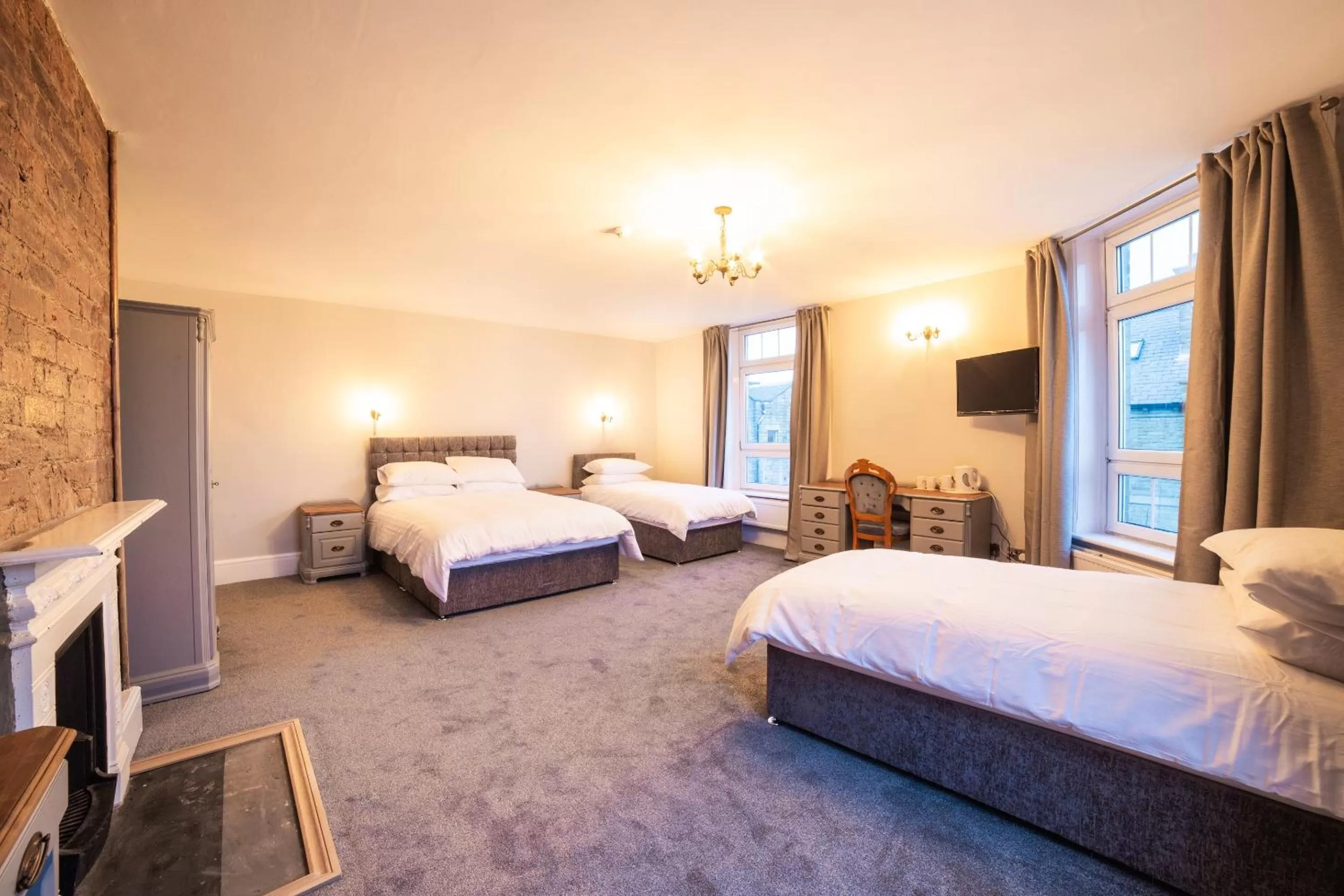 Bed in Churchill's Hotel