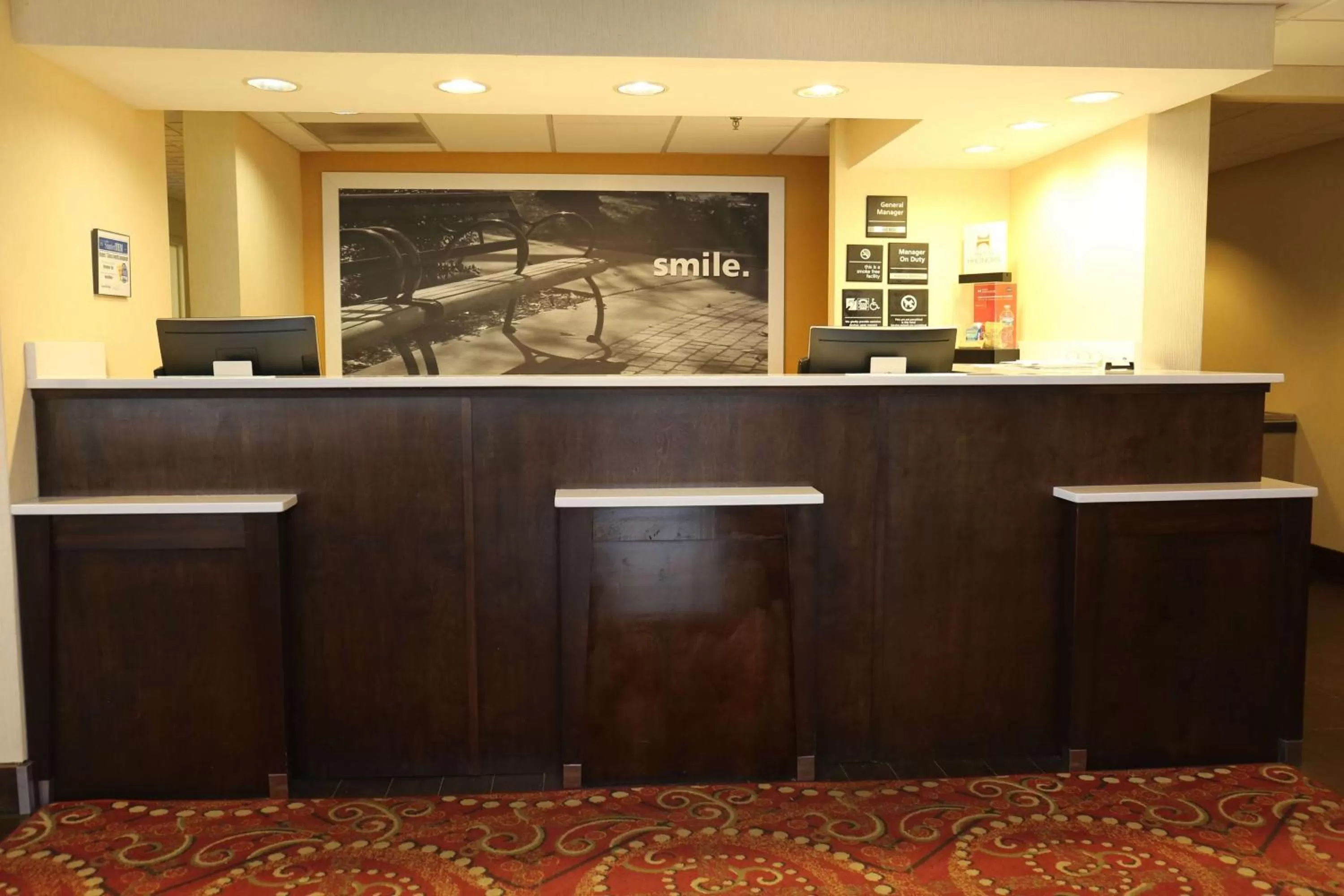 Lobby or reception in Hampton Inn Sumter