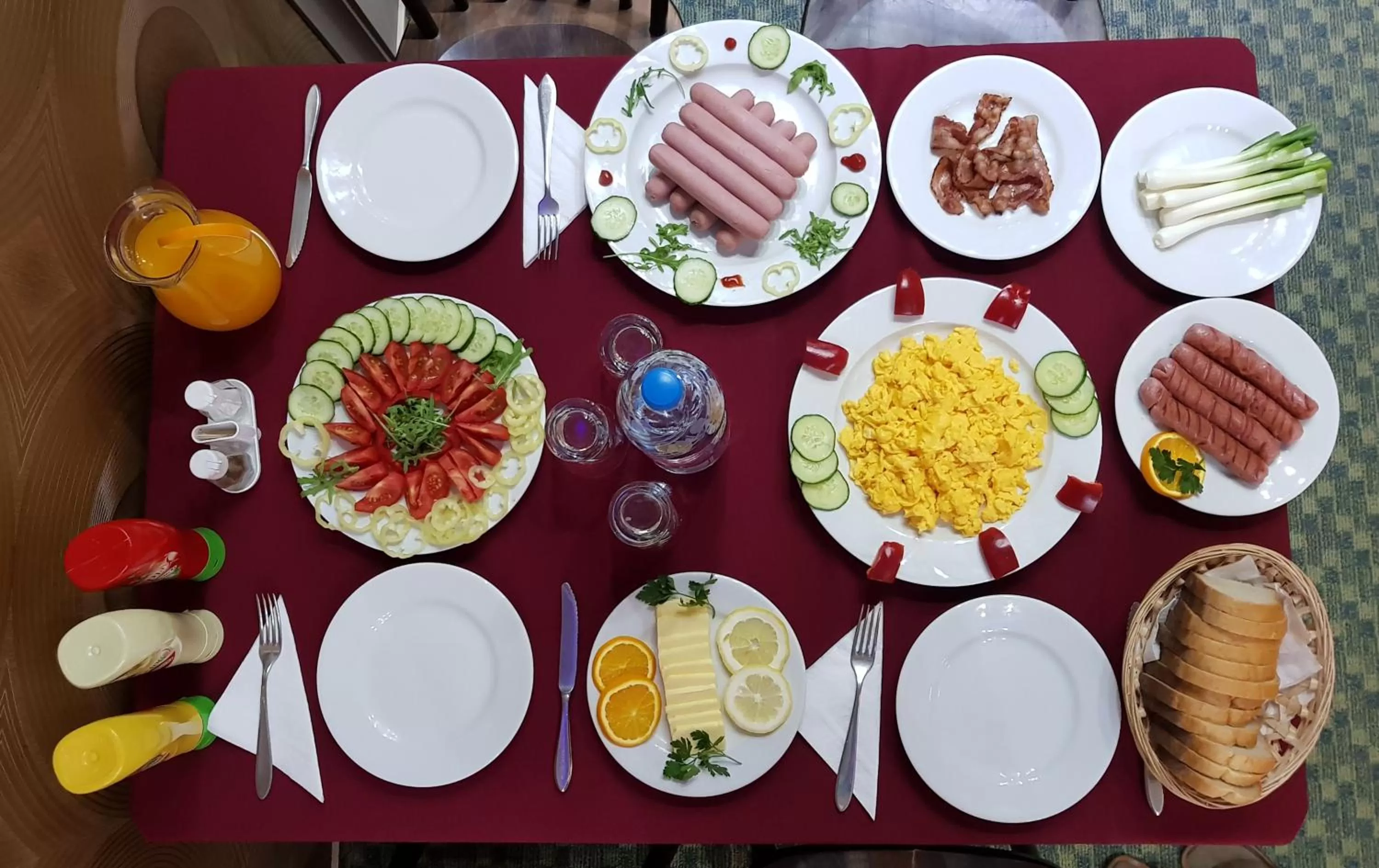 Breakfast in Petra Hotel